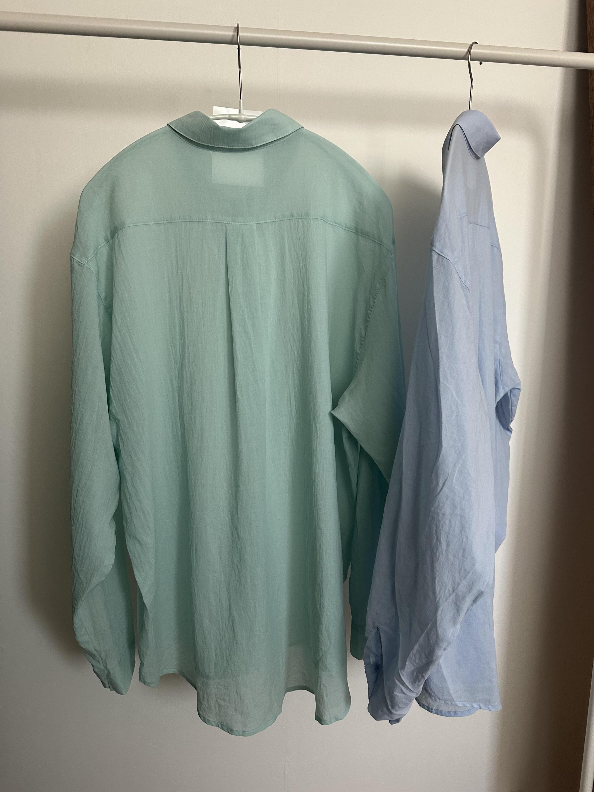 boil summer shirts (mint/blue)