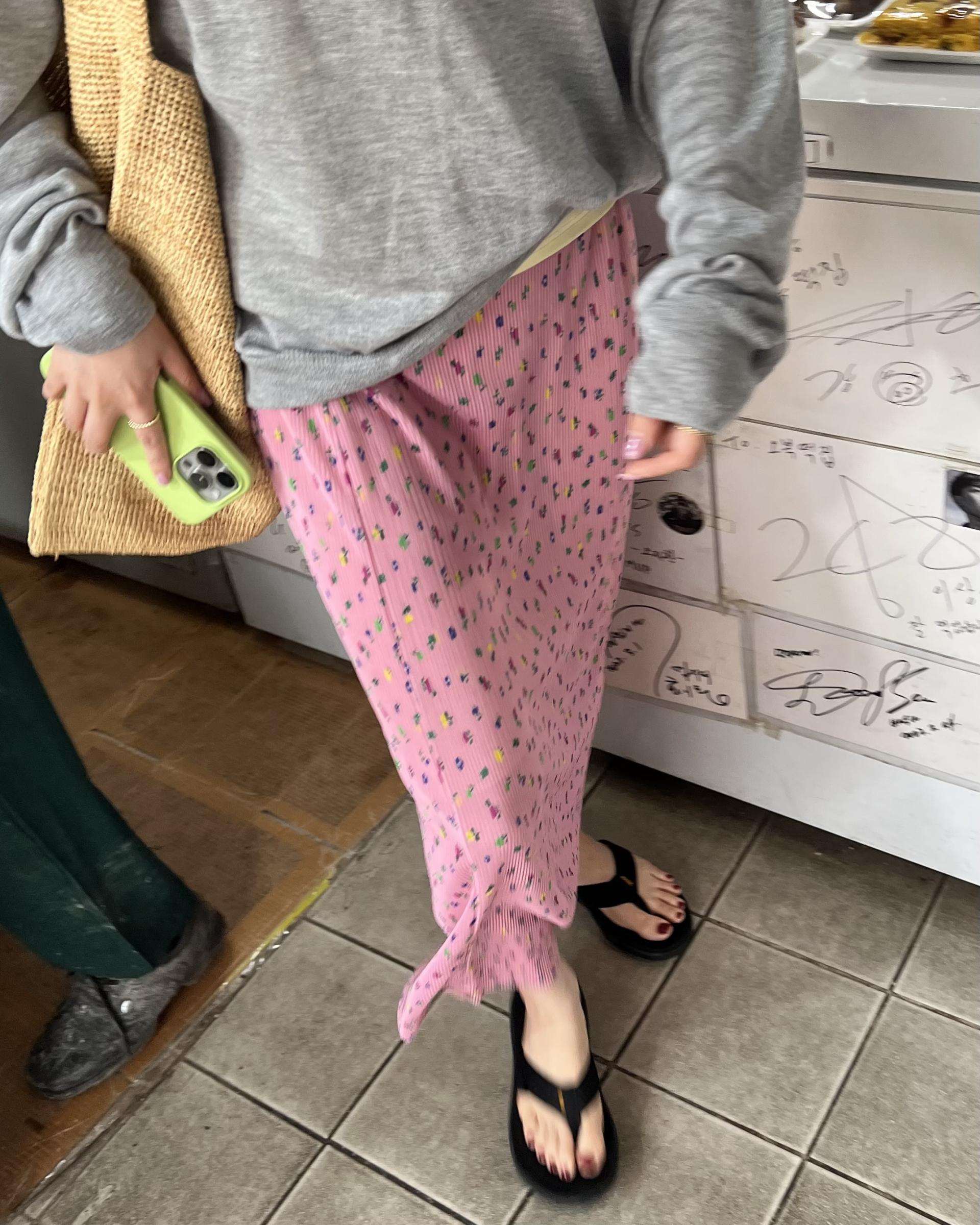 <made> penne skirt (bubble gum)