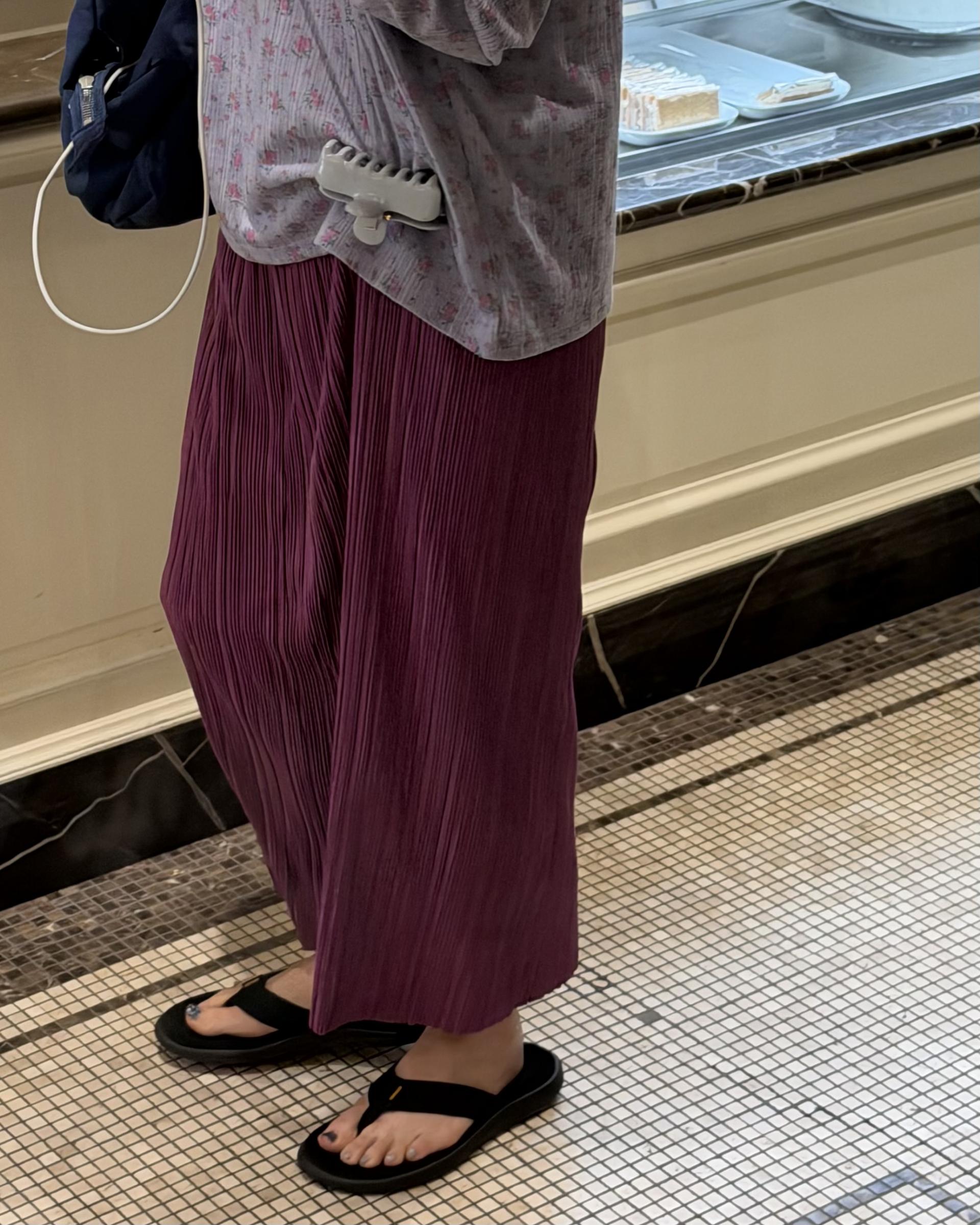 <made> penne skirt (violet)