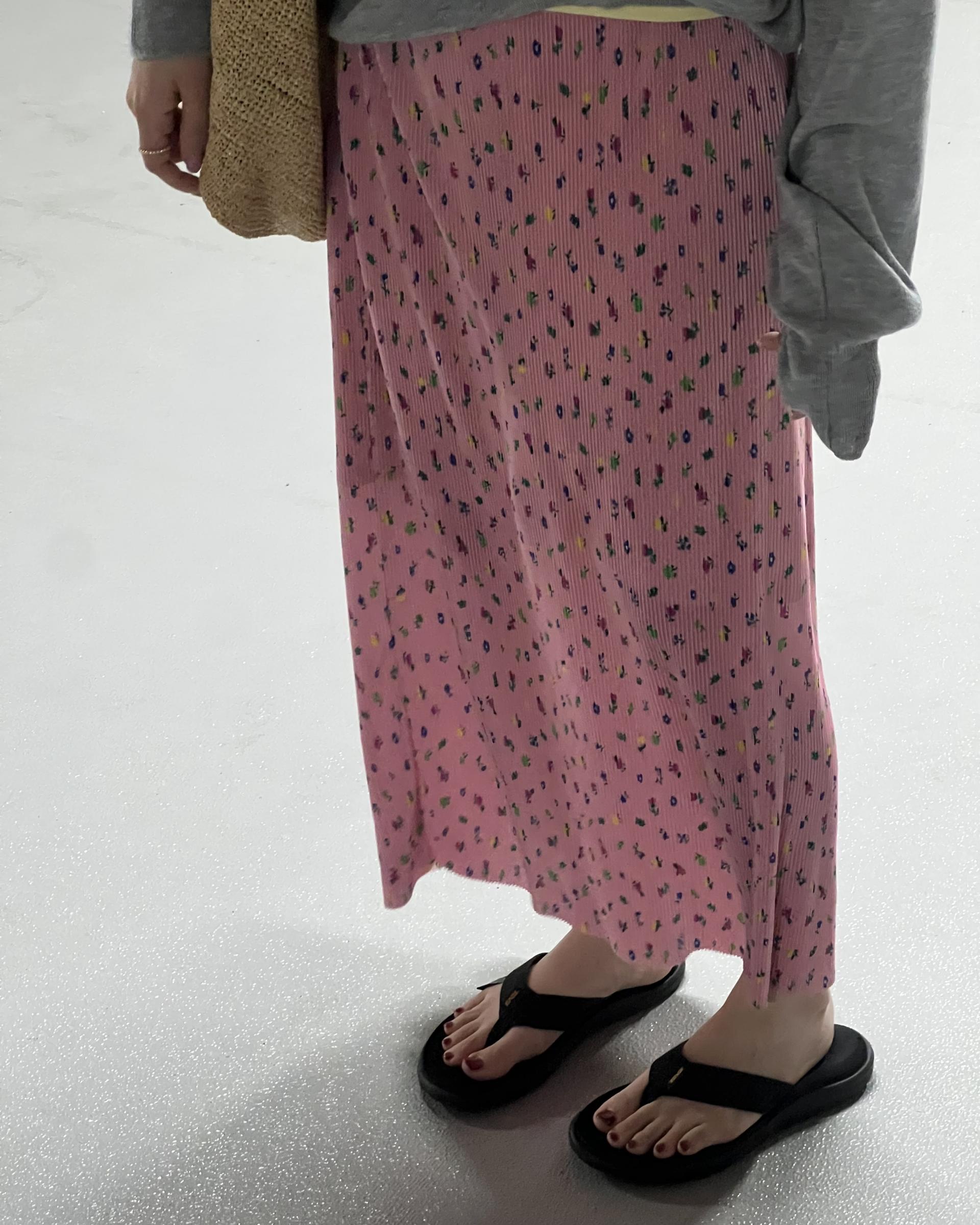 <made> penne skirt (bubble gum)