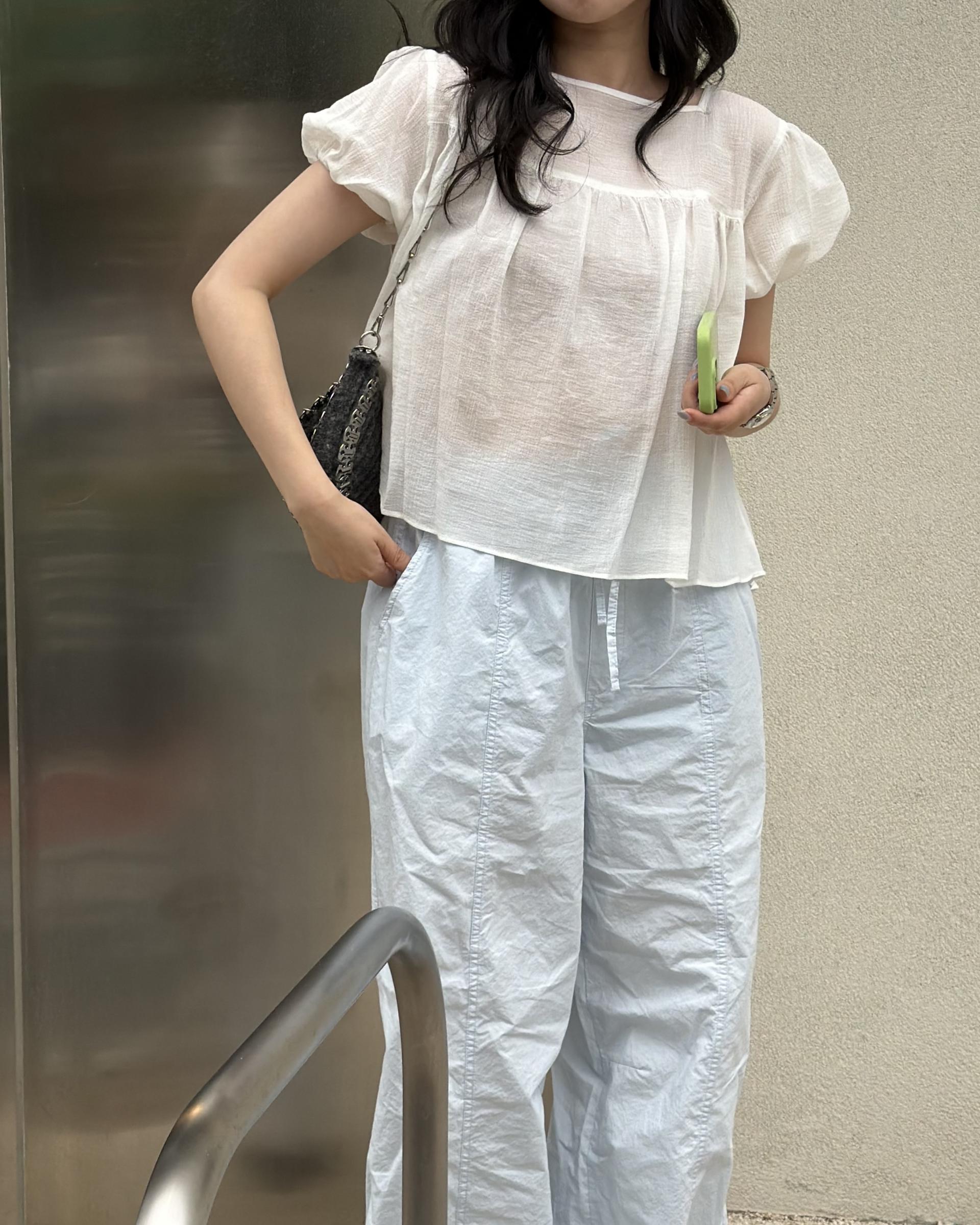 kid pants (butter/baby blue)
