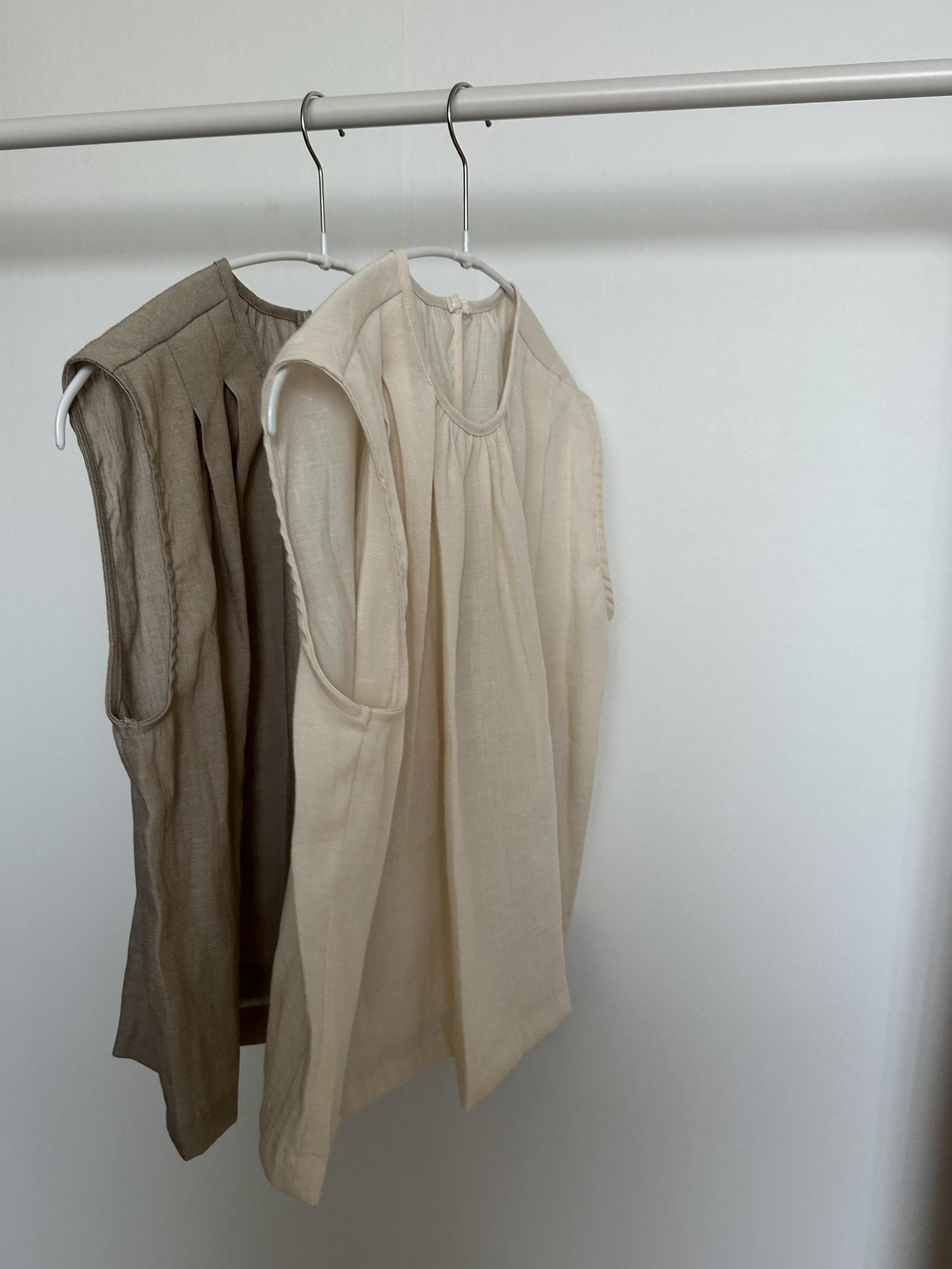 moris blouse (beige/brown)