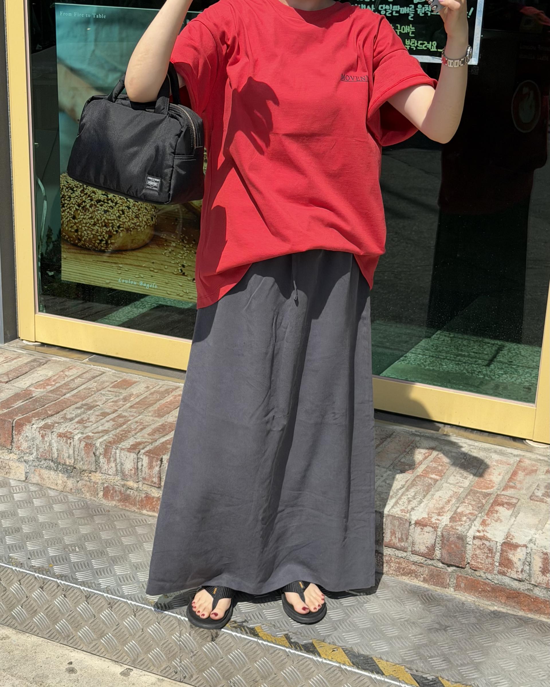 manhattan top (red/charcoal)