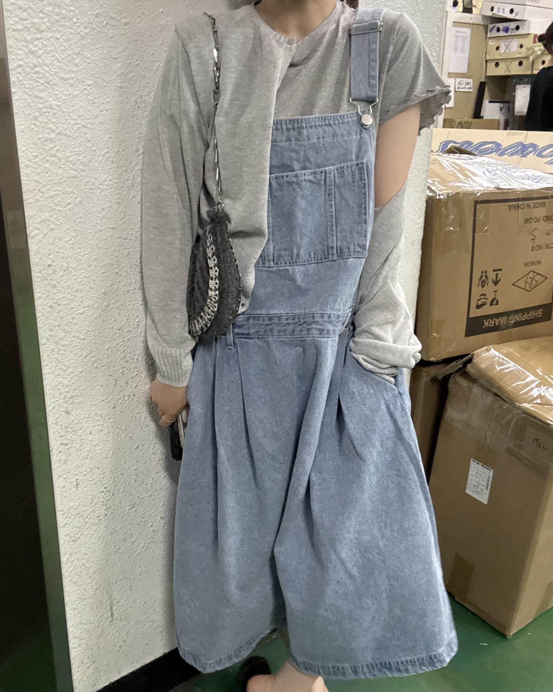 miguel denim overall