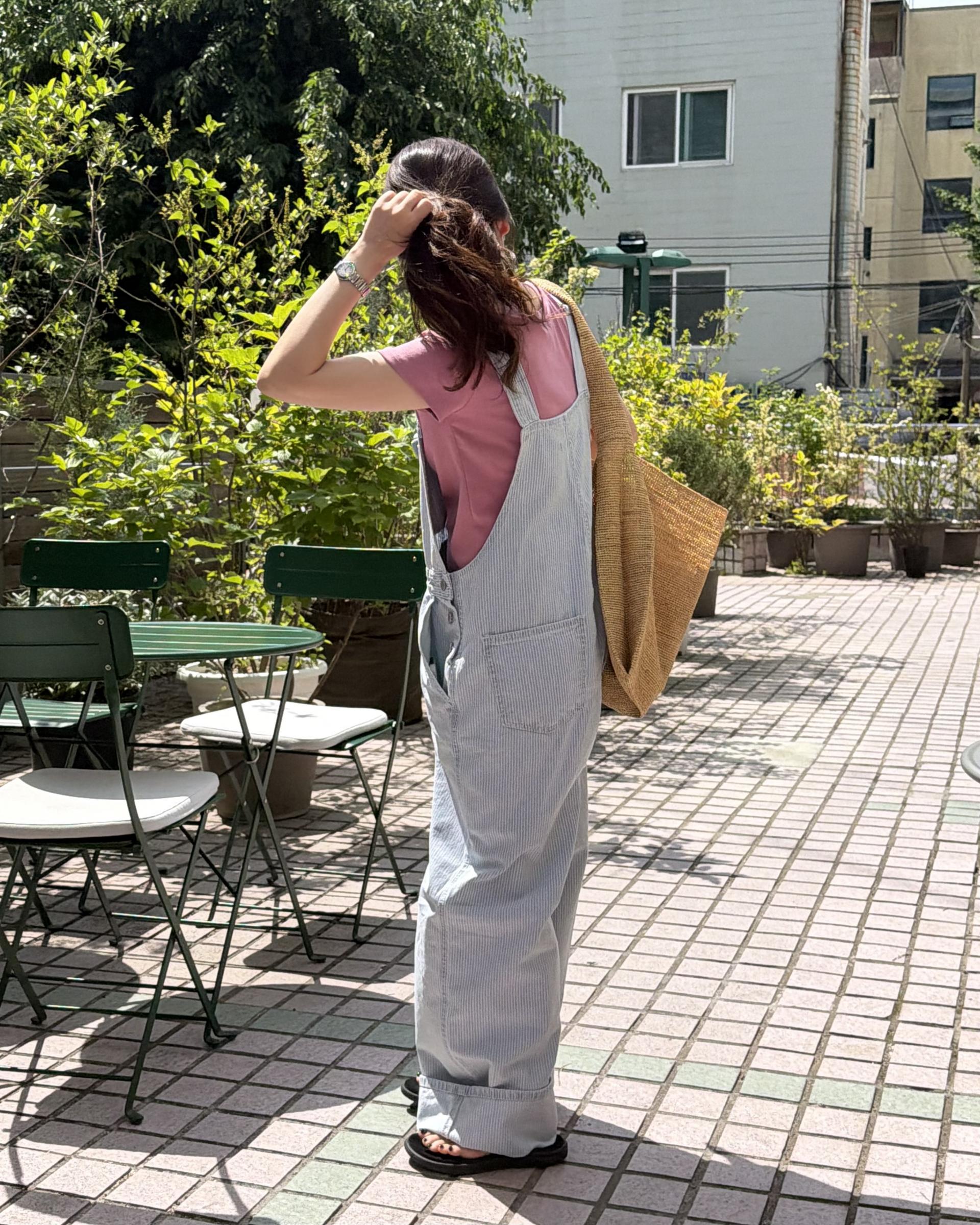 donkey stripe overall