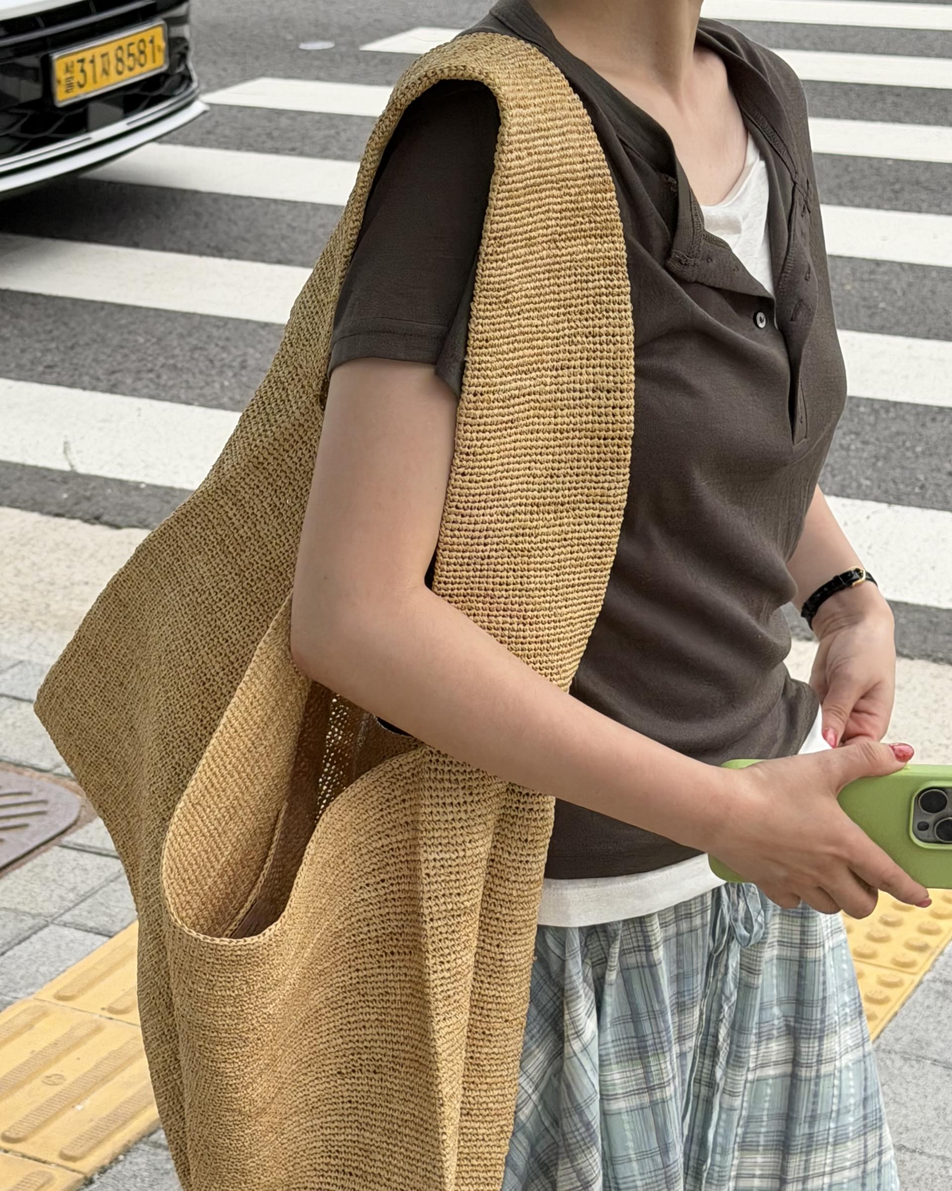 matilda check skirt (right mint/right yellow)