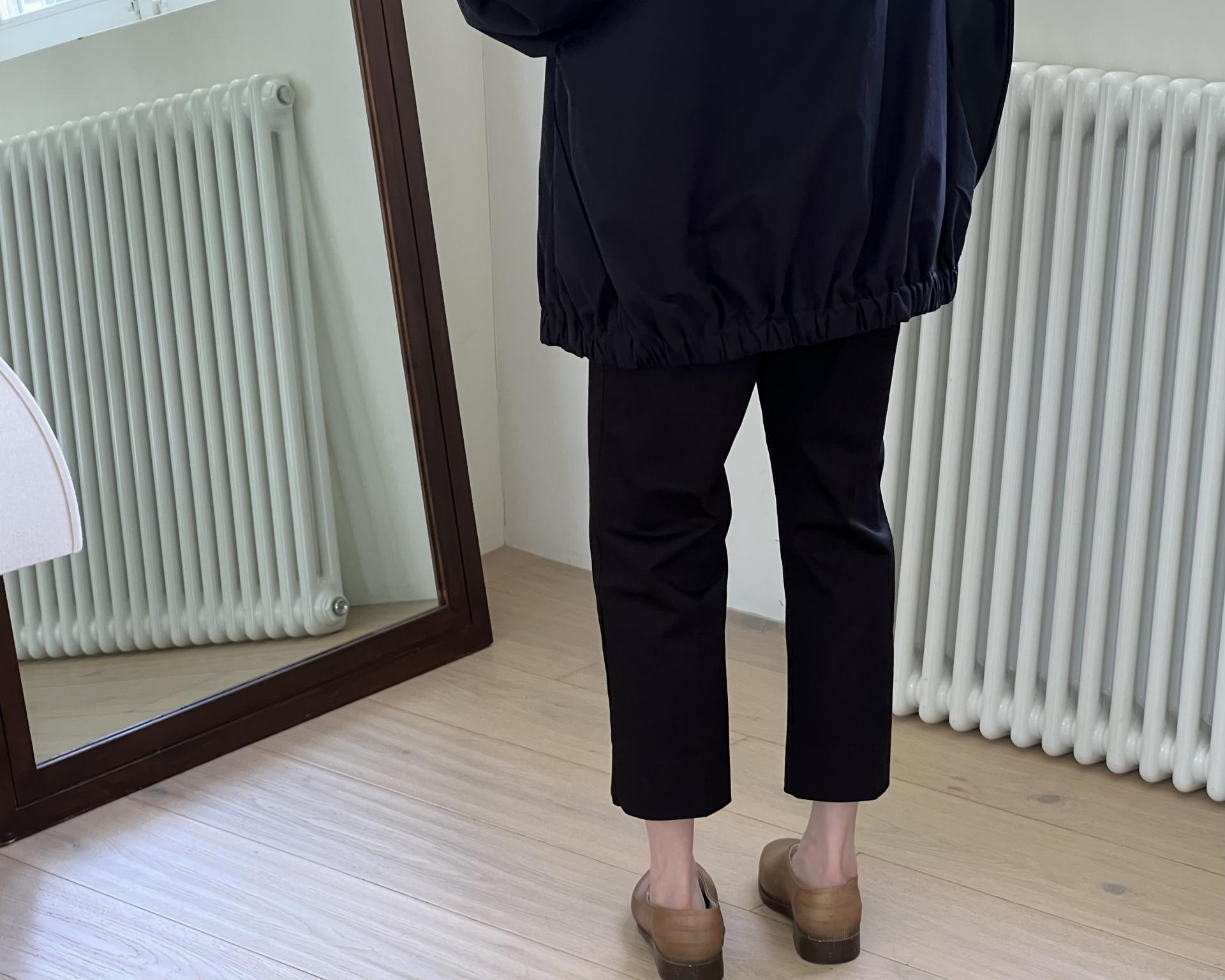 grocery half jumper (cream beige/navy)