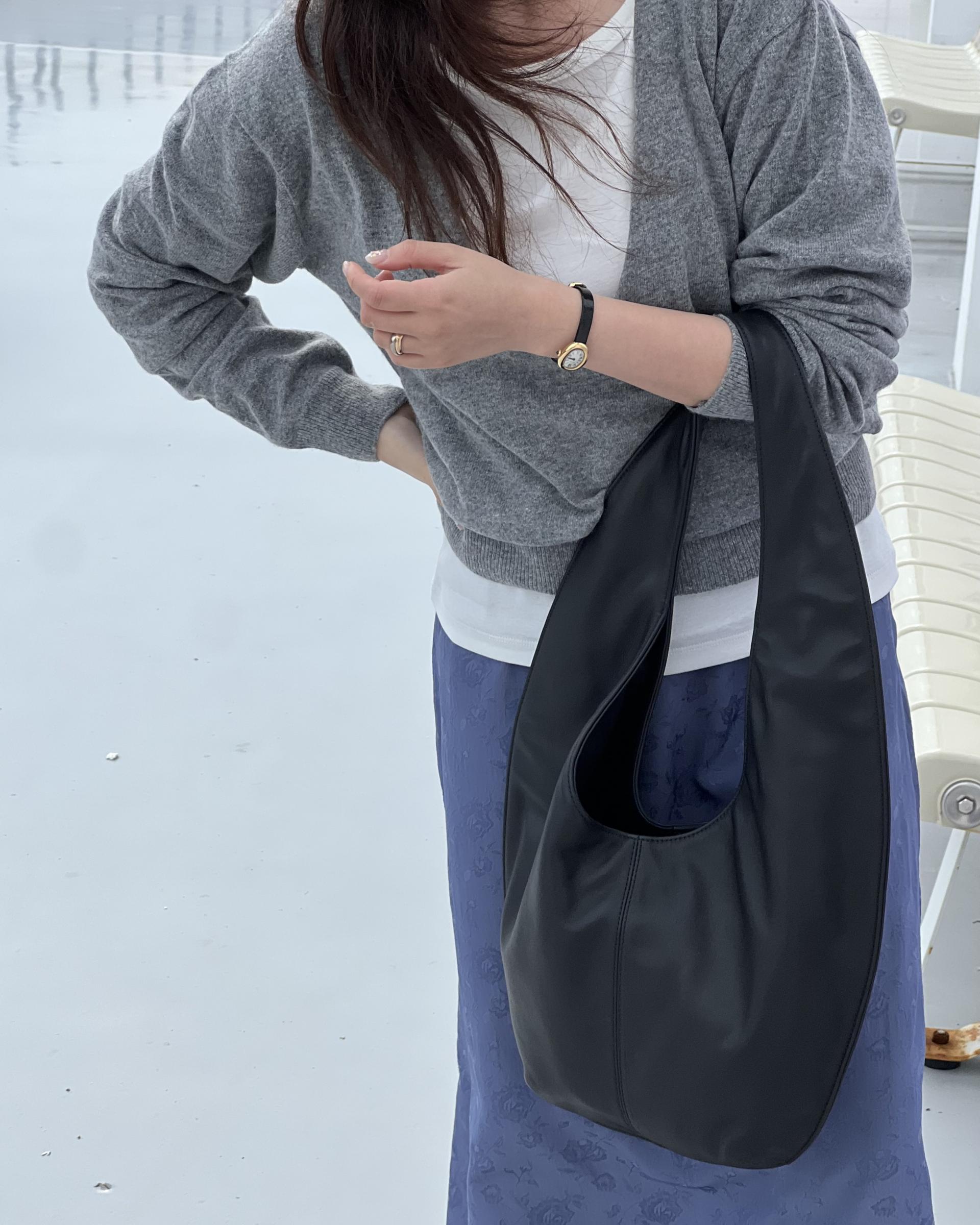 till deep v-neck knit (grey)