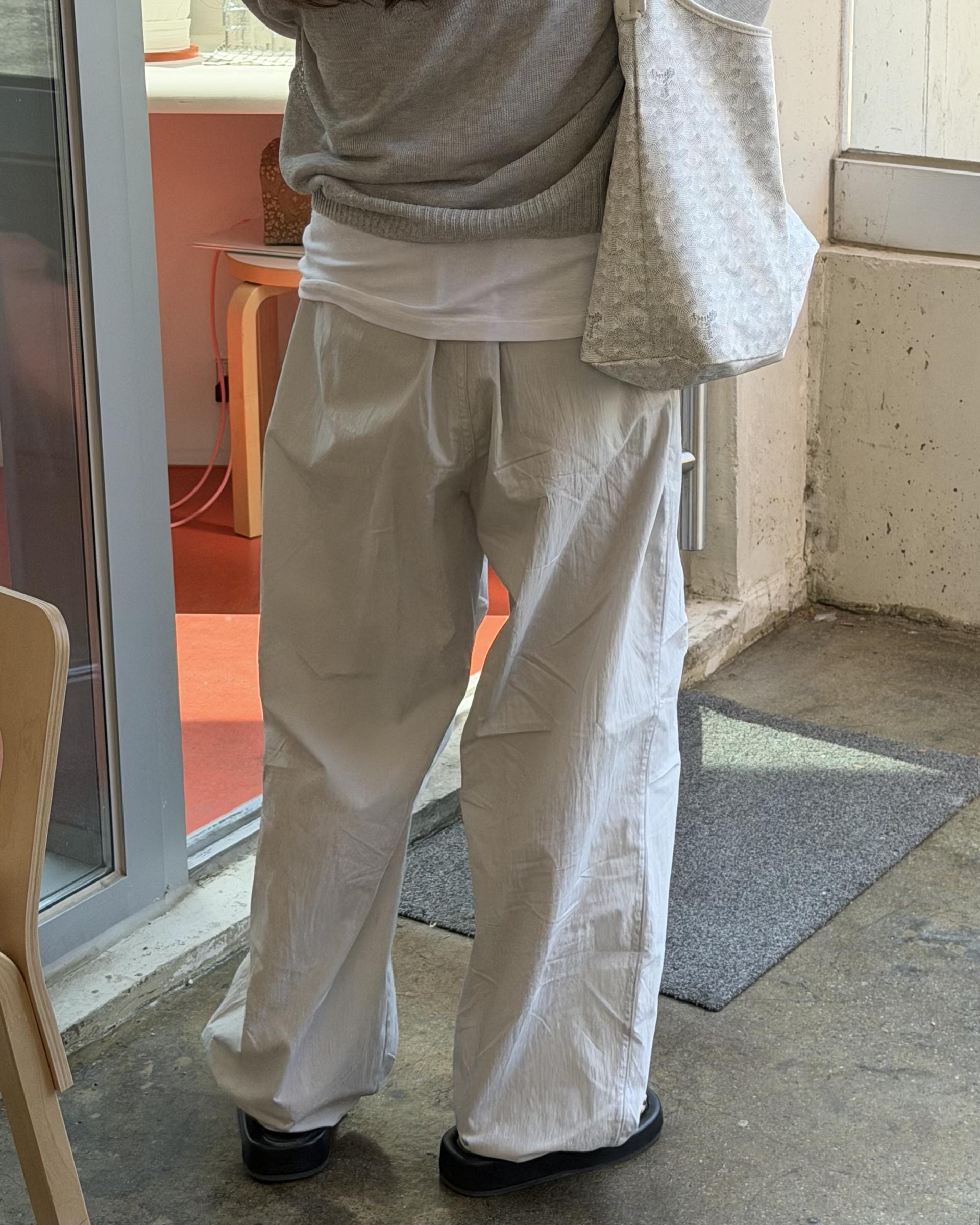 pampas string pants (pale grey)
