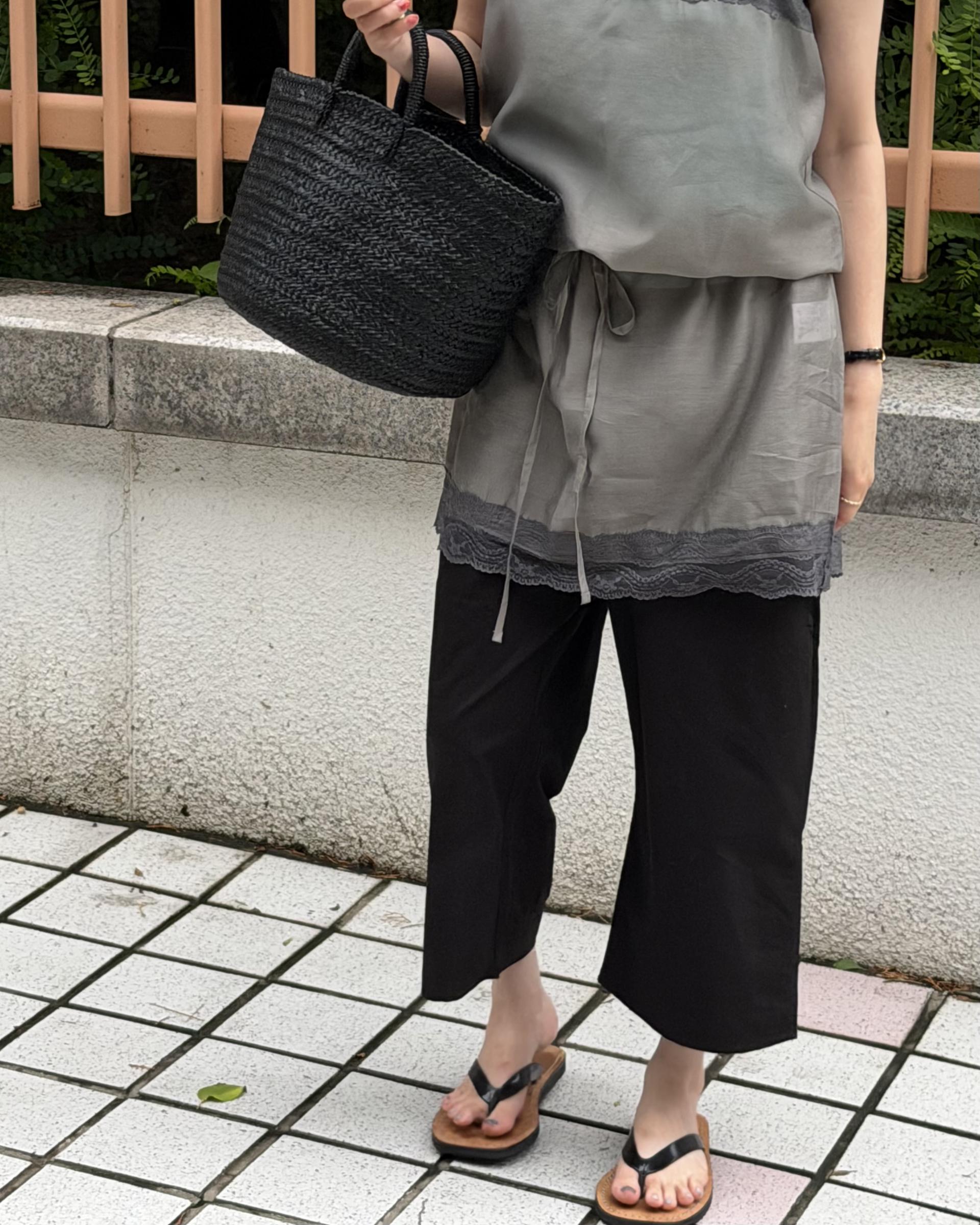 madame lace dress (butter/grey)