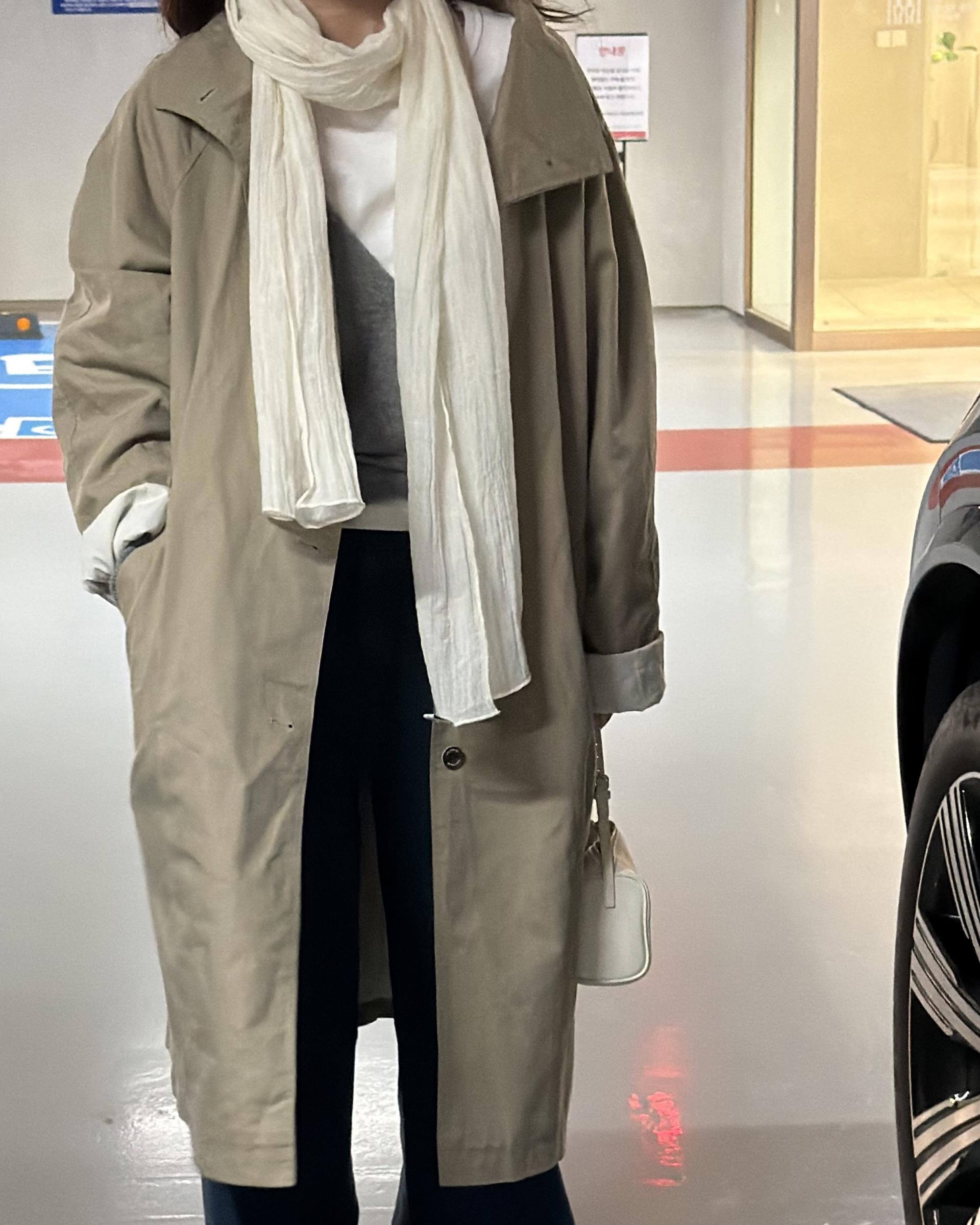 post single trench (khaki)