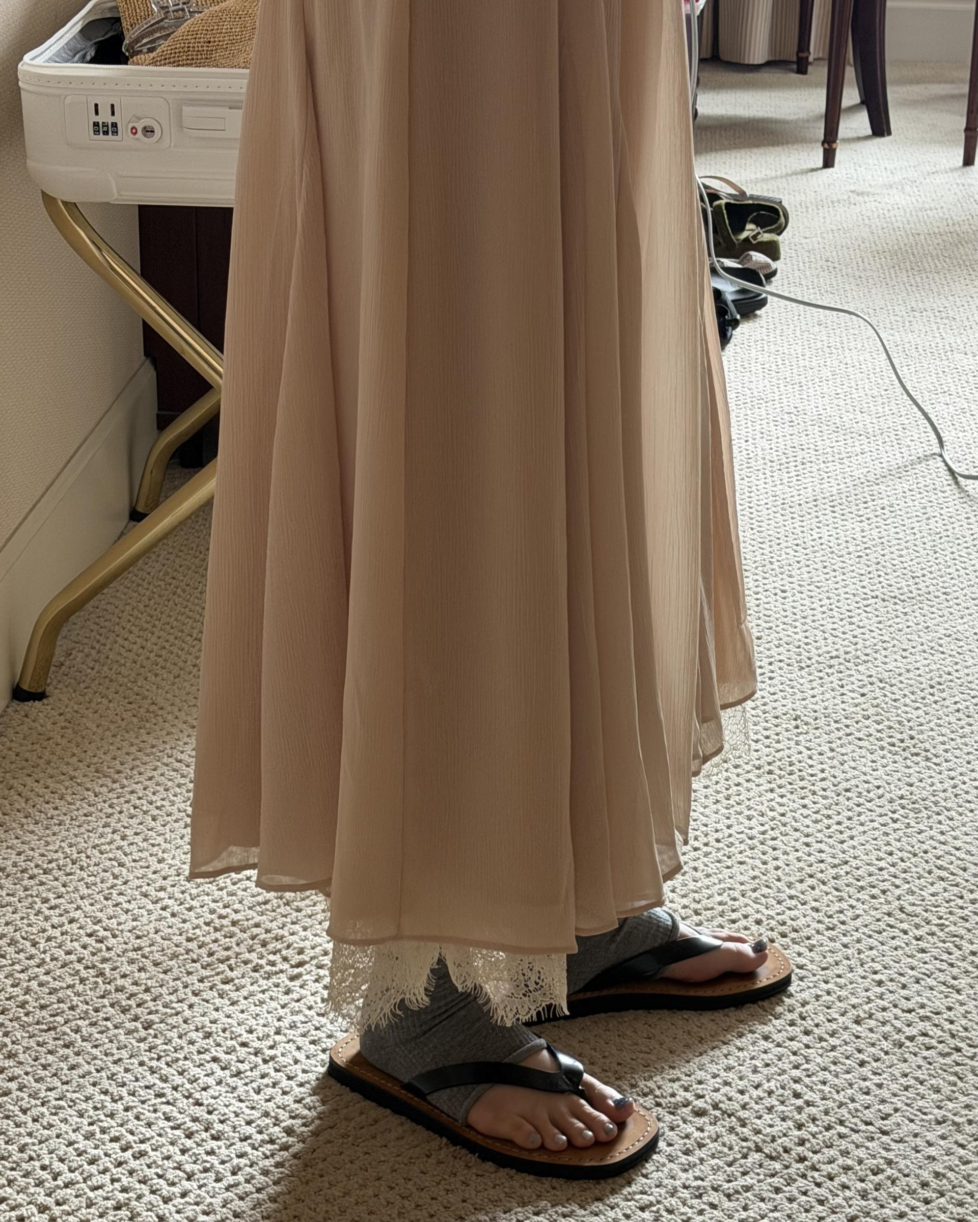 veil lace skirt