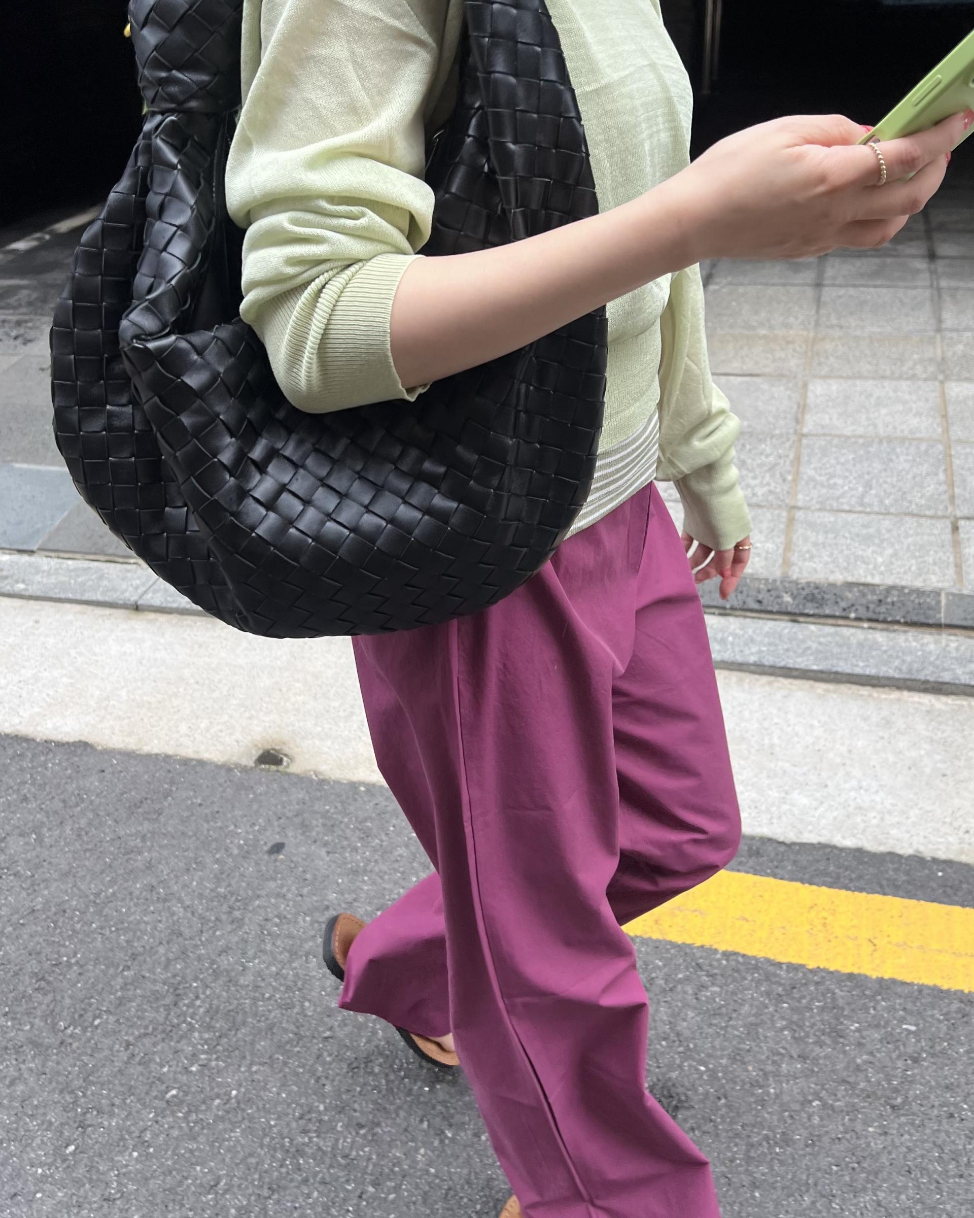 punch u-neck knit (mint/baby blue)소재