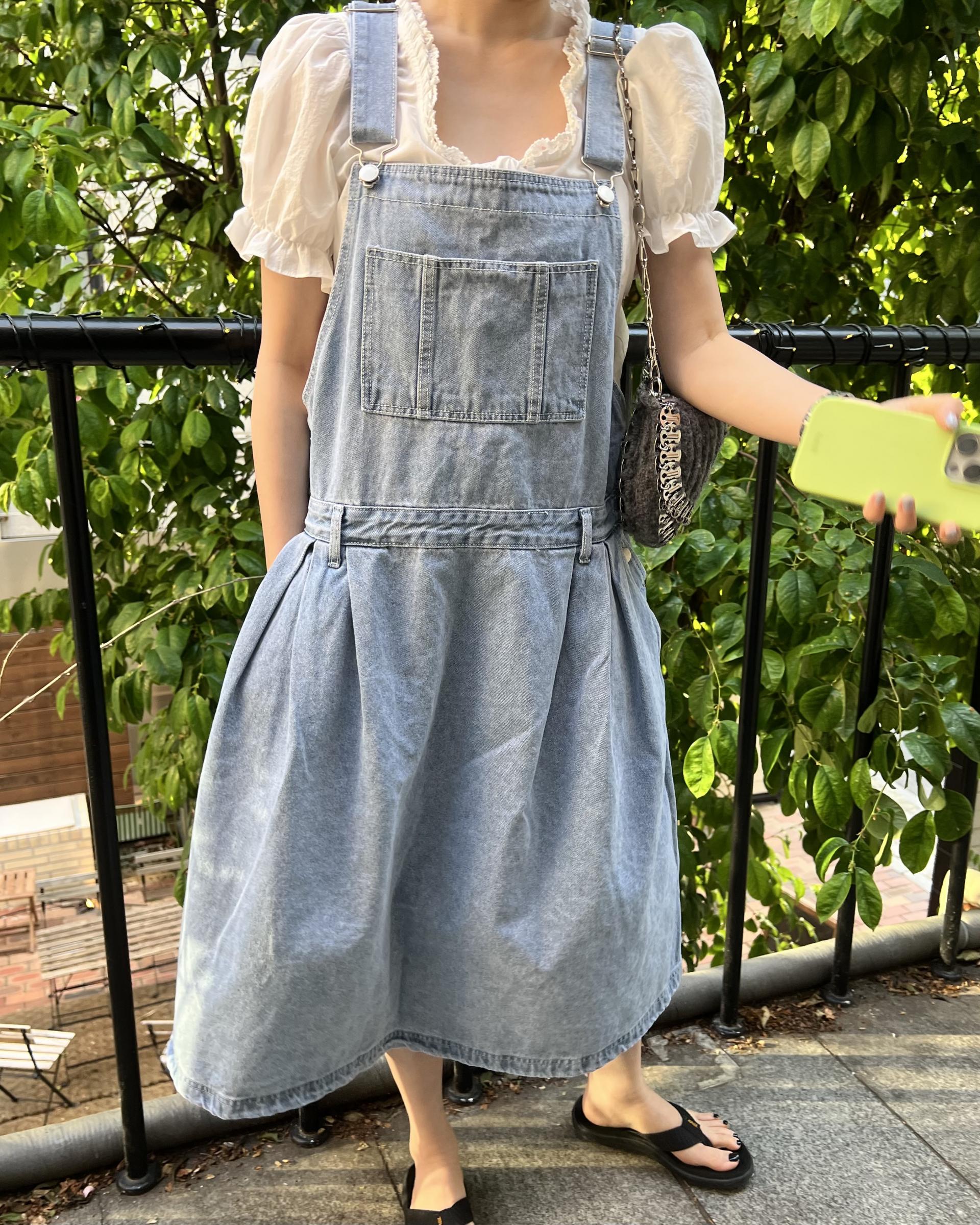 miguel denim overall 완
