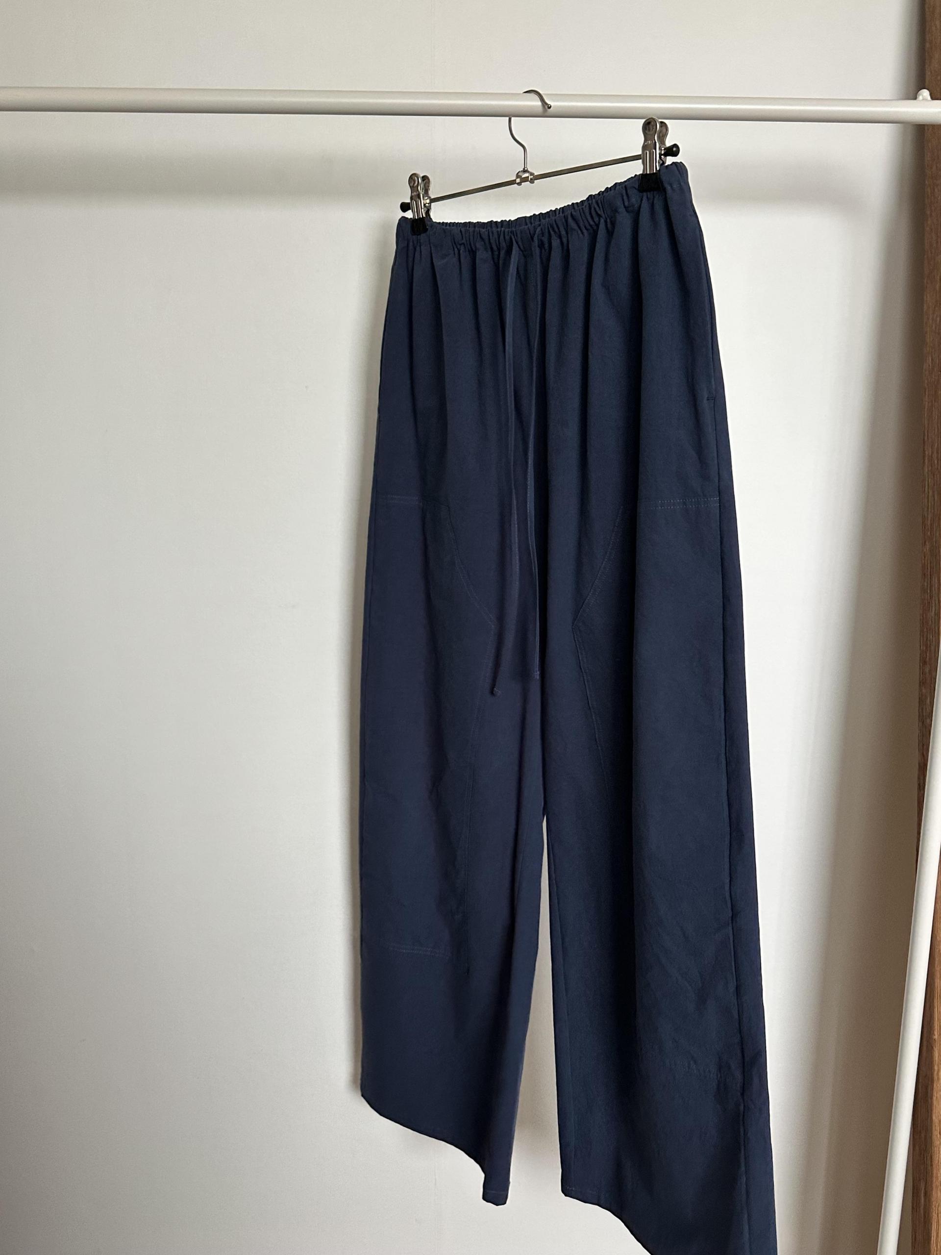 rusk cotton pants (charcoal/navy)