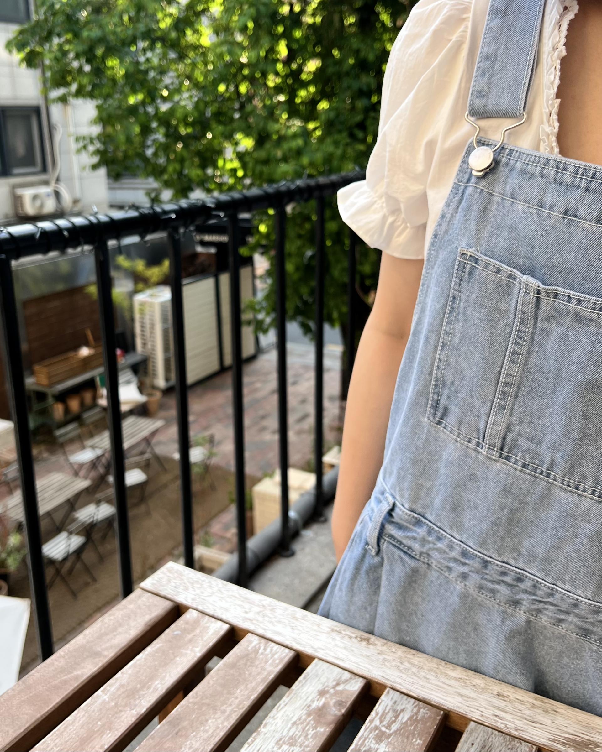 miguel denim overall 완