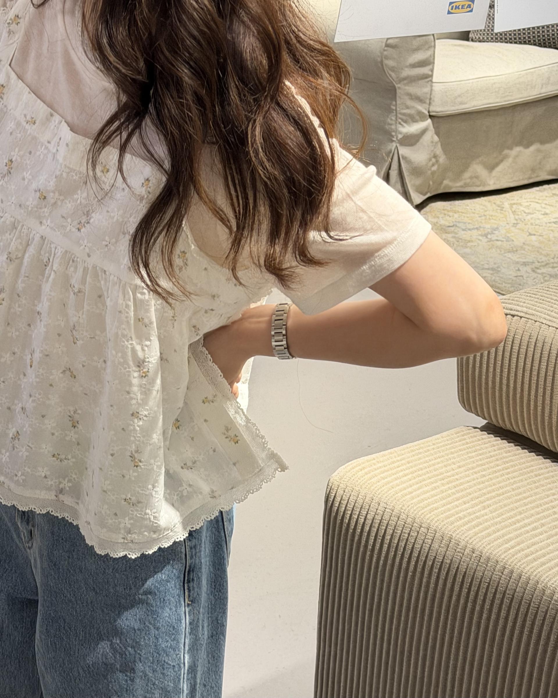 primrose blouse (flower/black)