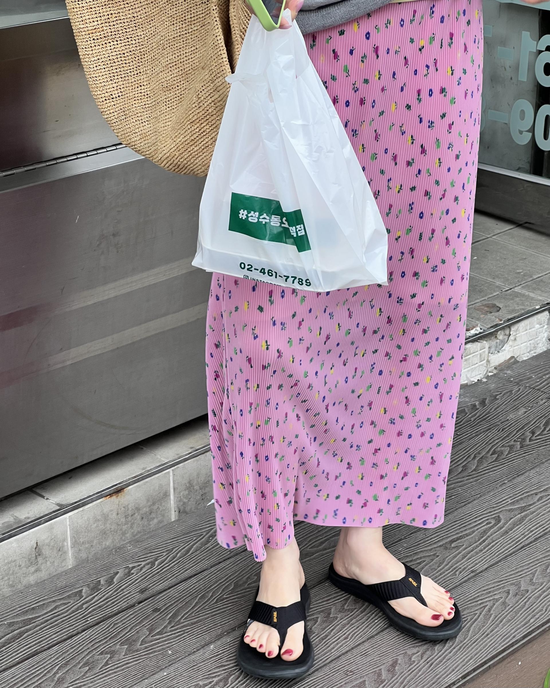 <made> penne skirt (bubble gum)