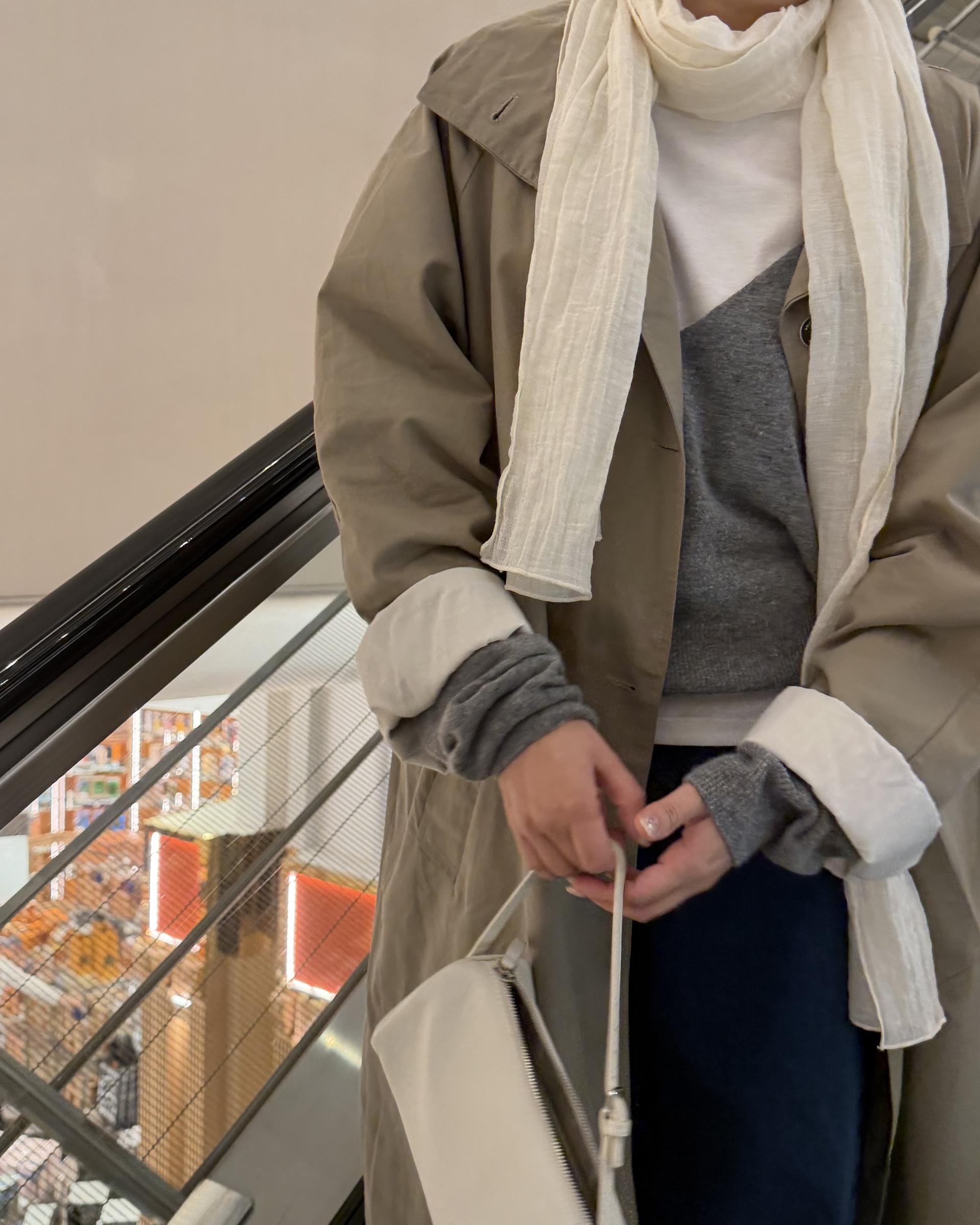 post single trench (khaki)