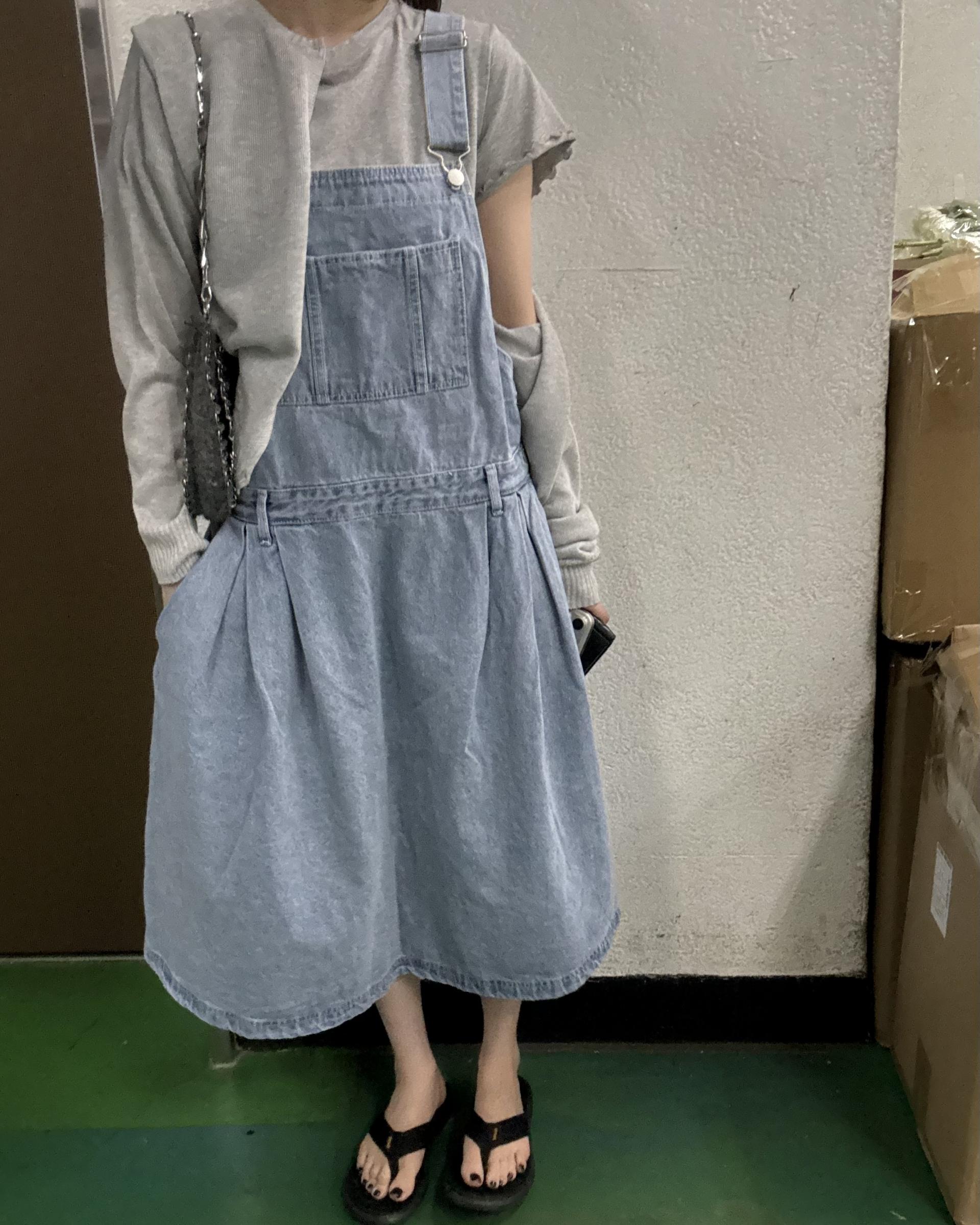 miguel denim overall