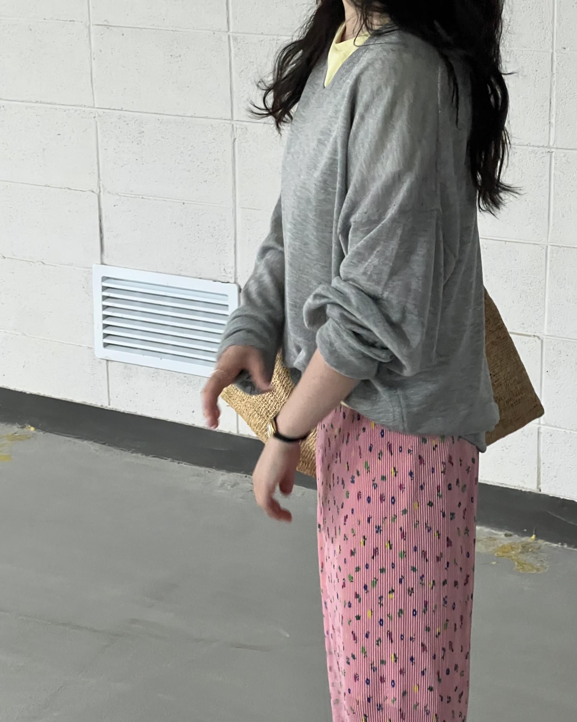 <made> penne skirt (bubble gum)