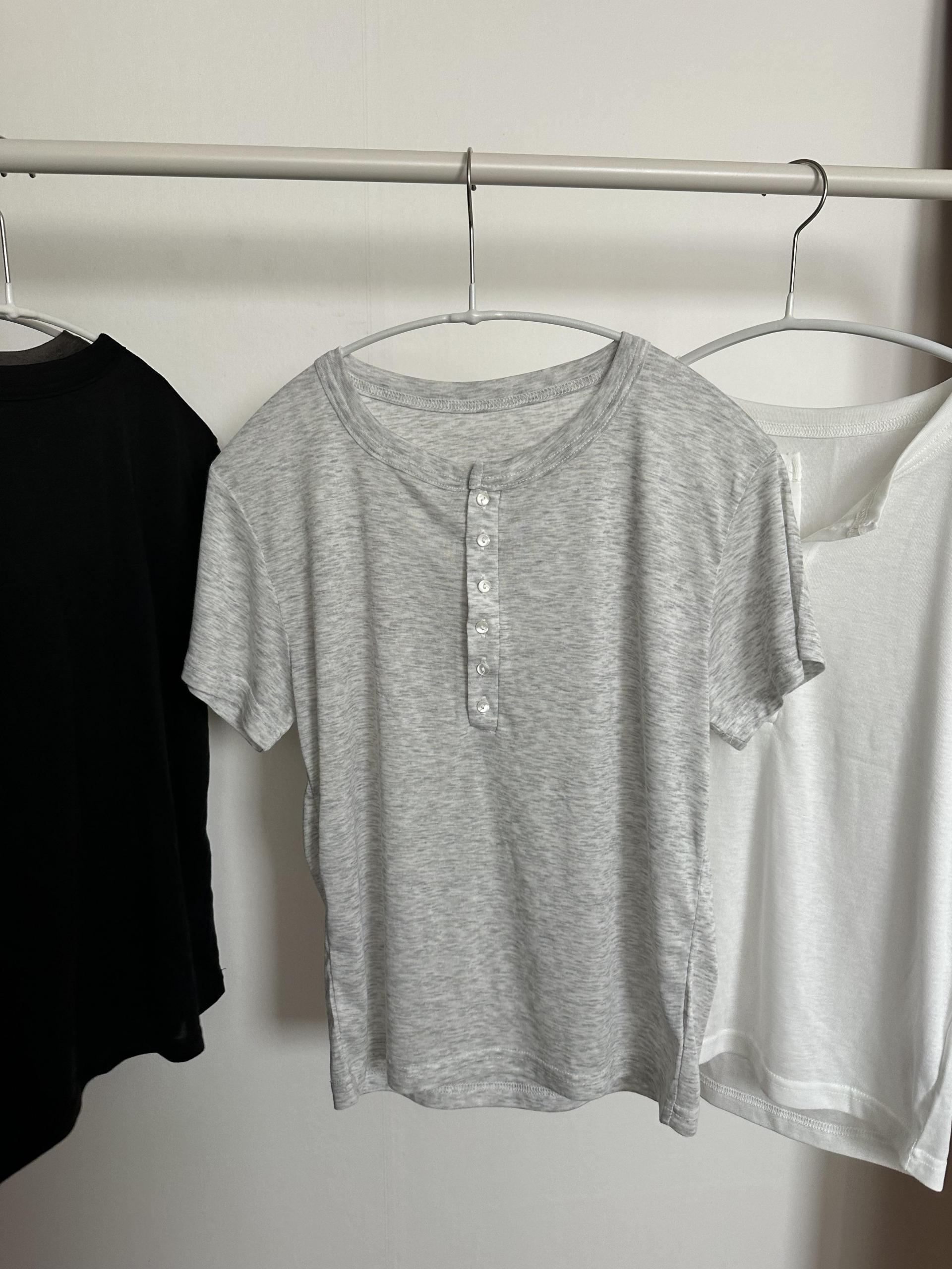 code button top (brown/black/white/melange)