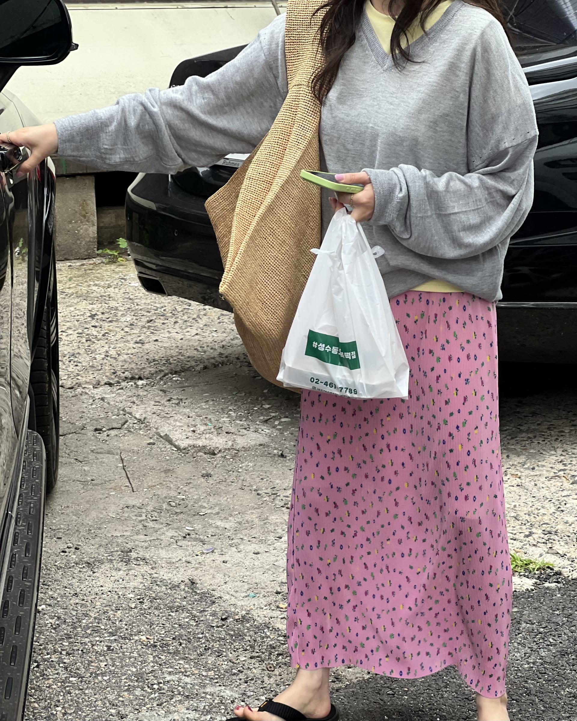 <made> penne skirt (bubble gum)
