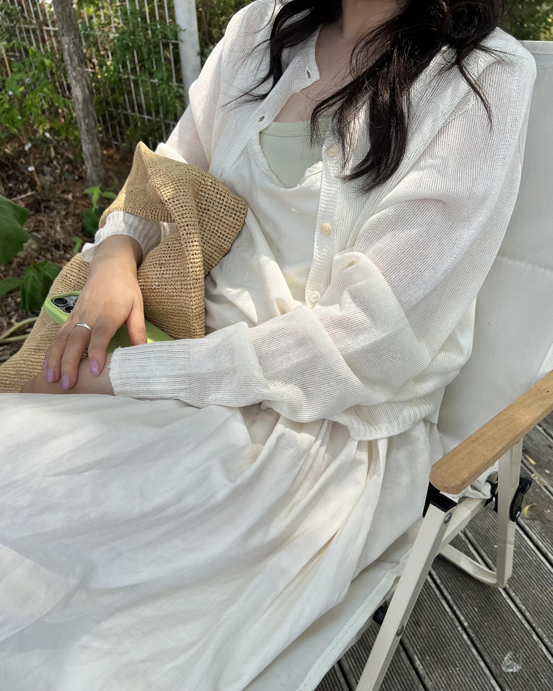 oatmeal dress (charcoal/cream)