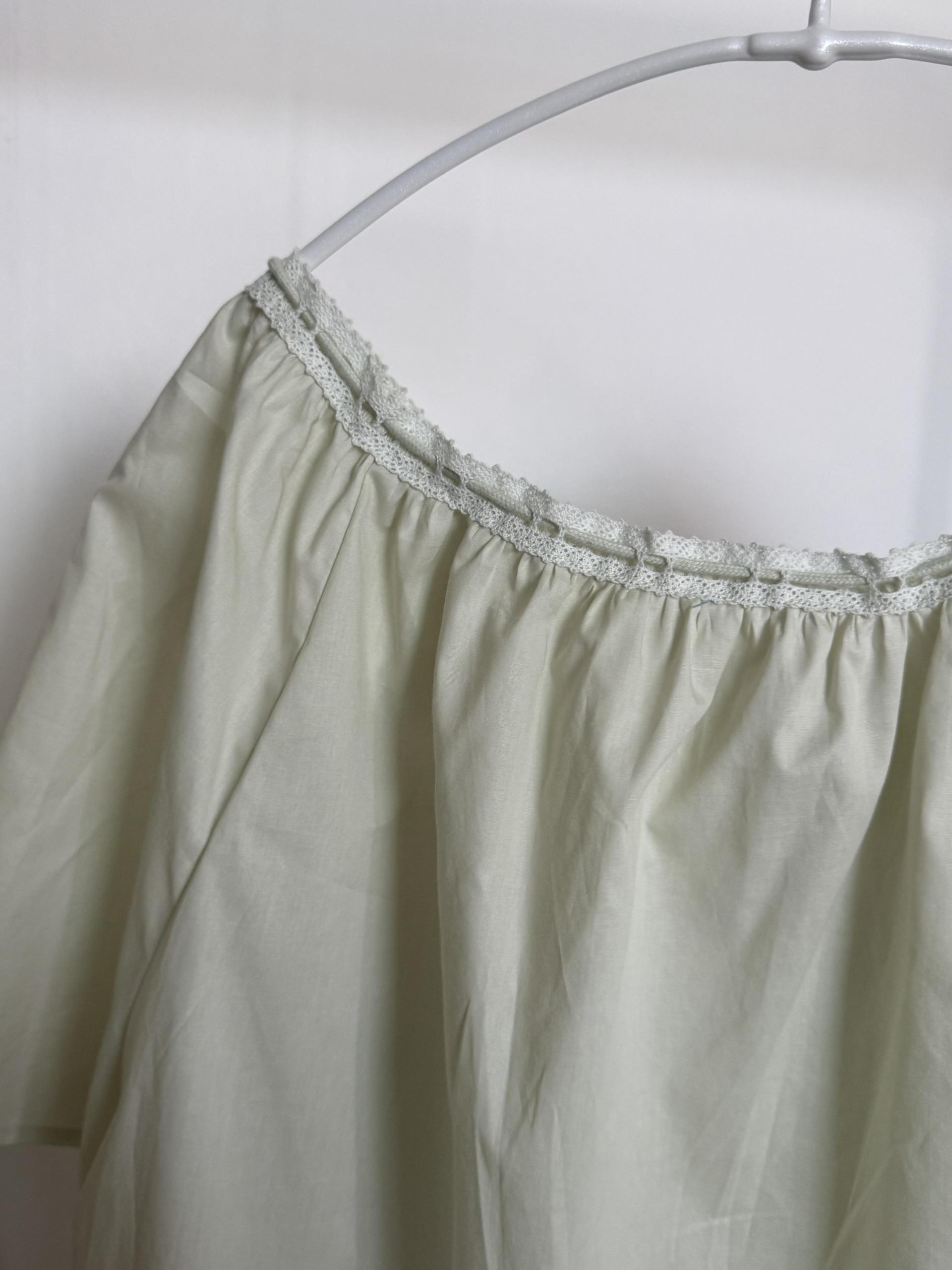 botanic blouse (mint/white)