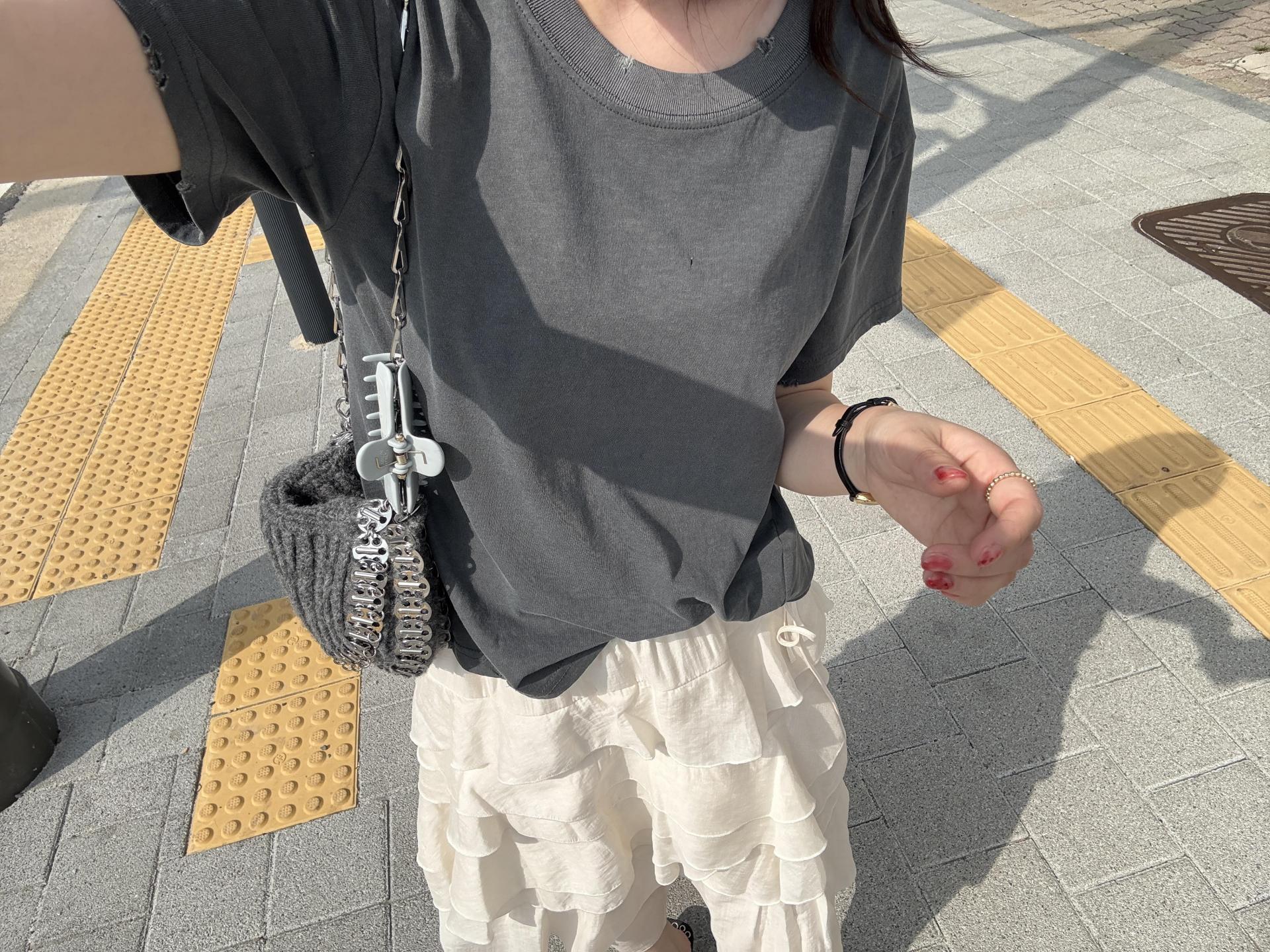 season top (charcoal/blue)