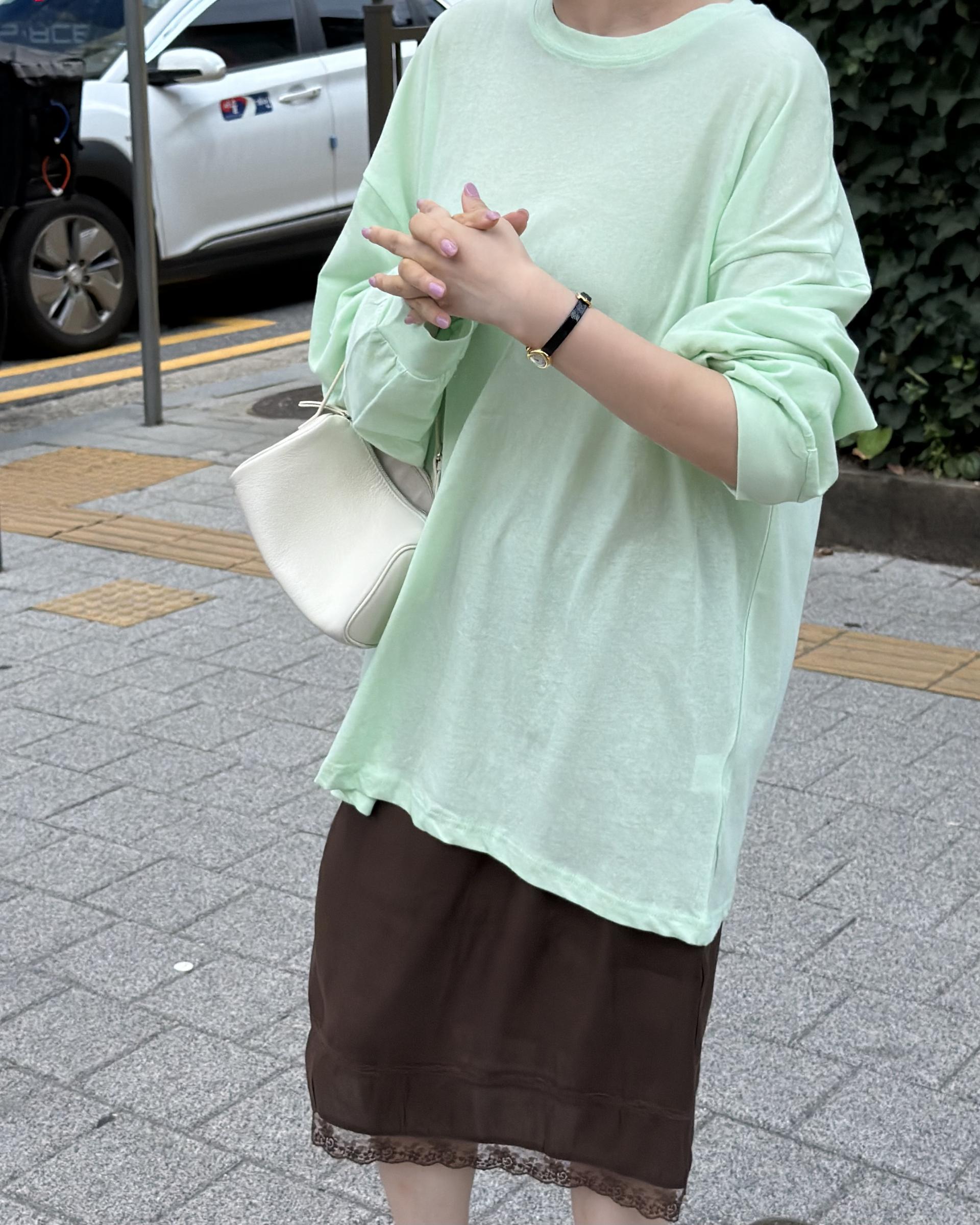 fruit top (white/mint/yellow/black/melange/pink)