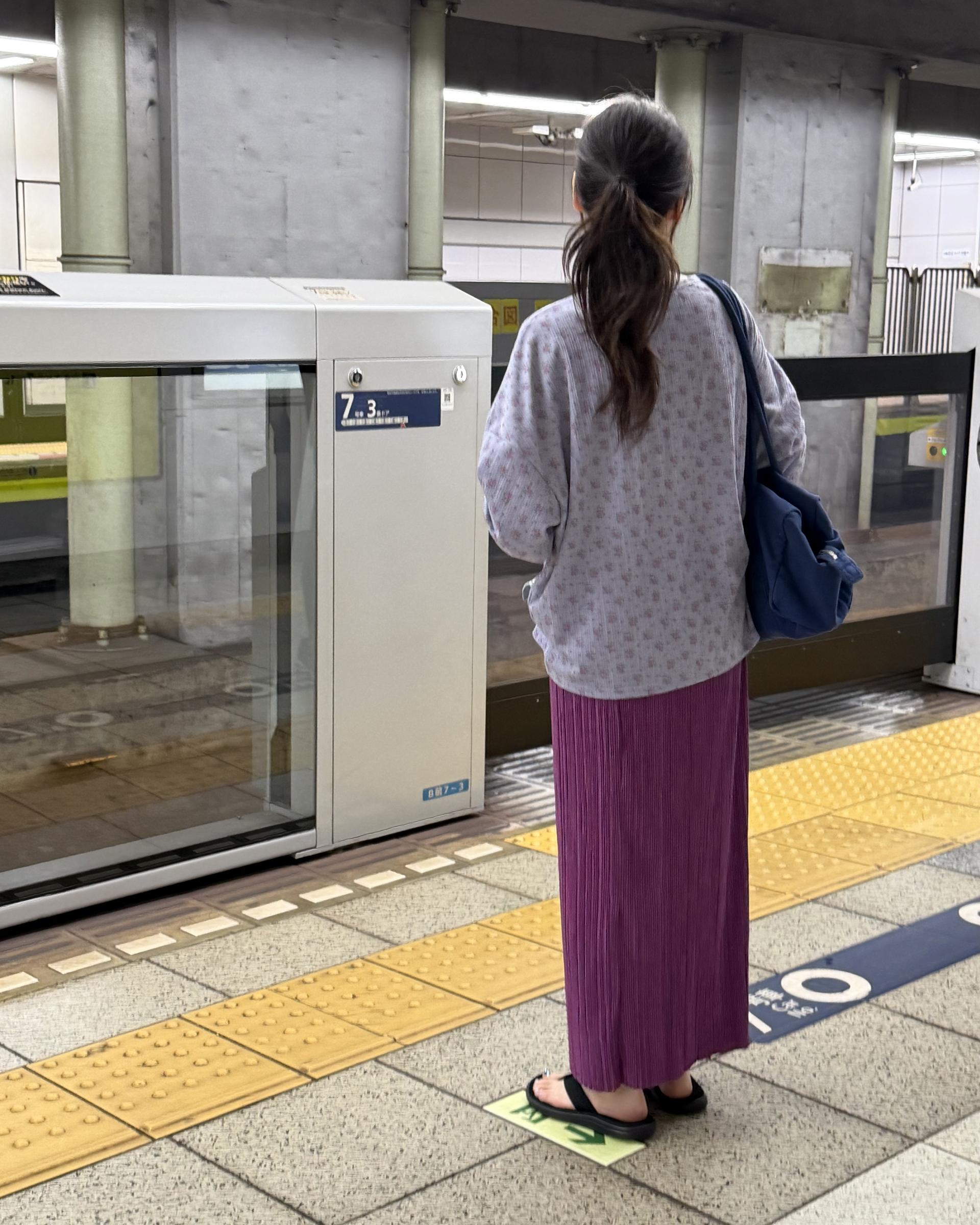 <made> penne skirt (violet)