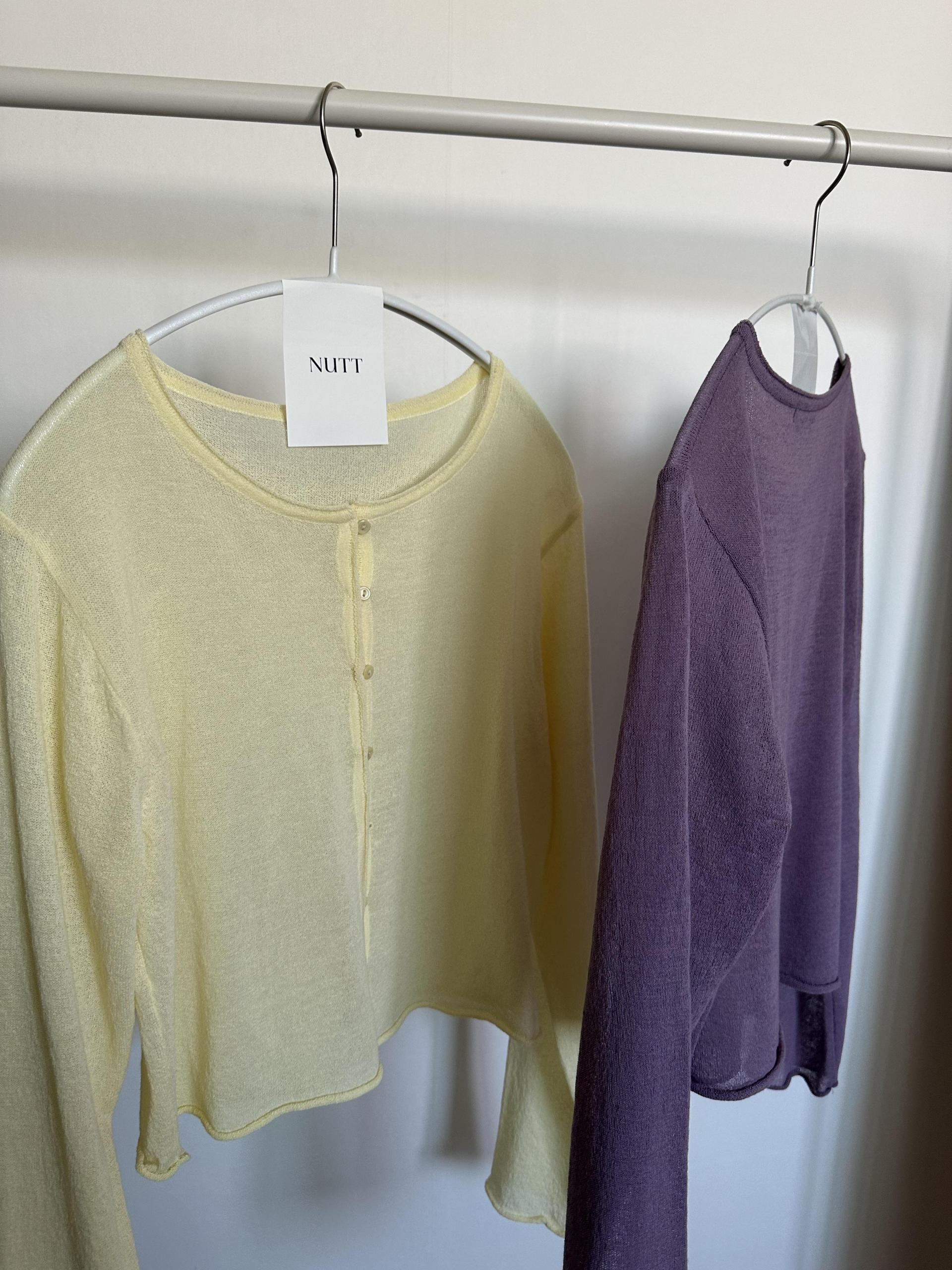 carol summer cardigan (purple)