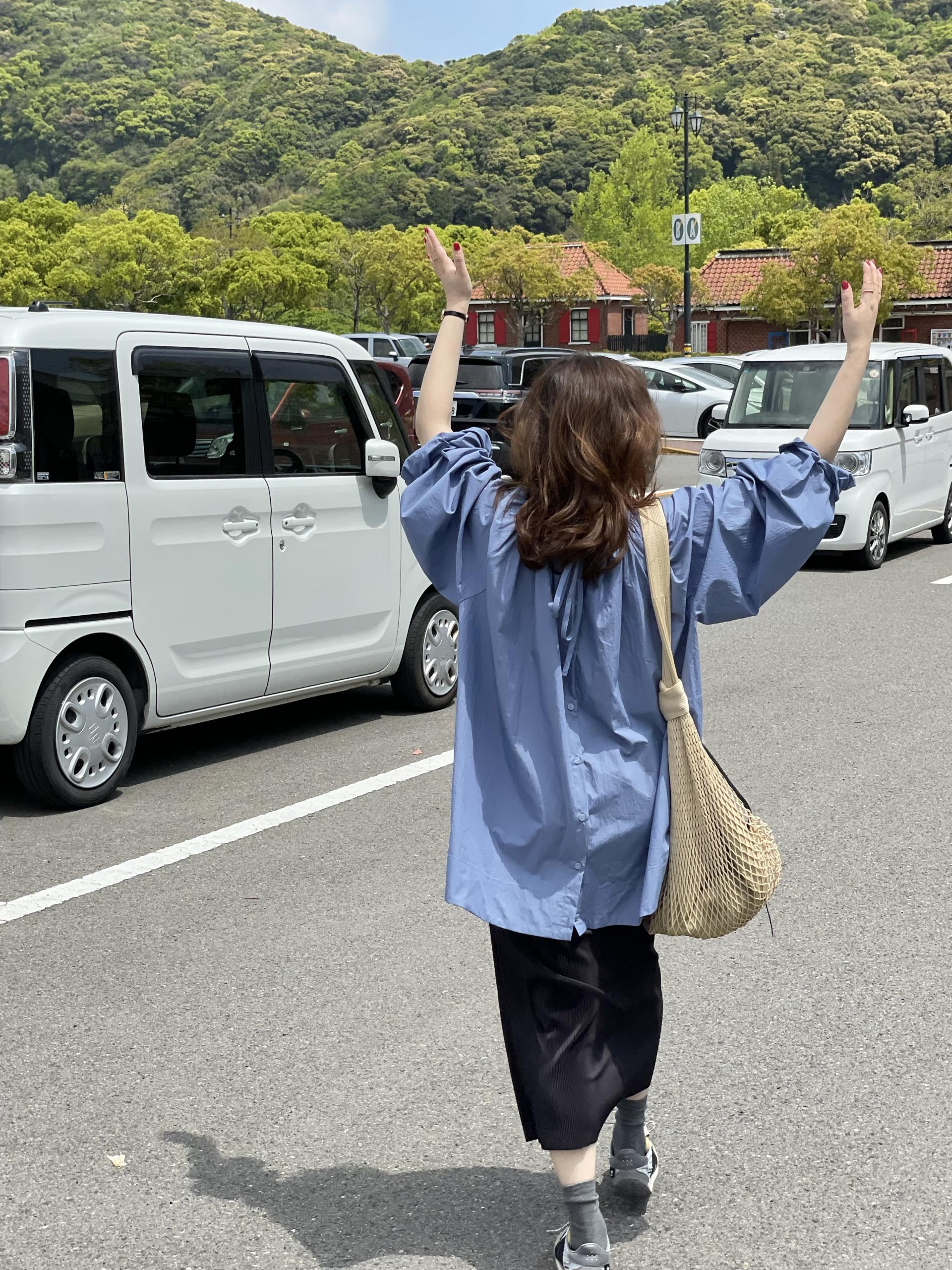 <made> sorbet blouse (indigo blue) (13차 pre-order)