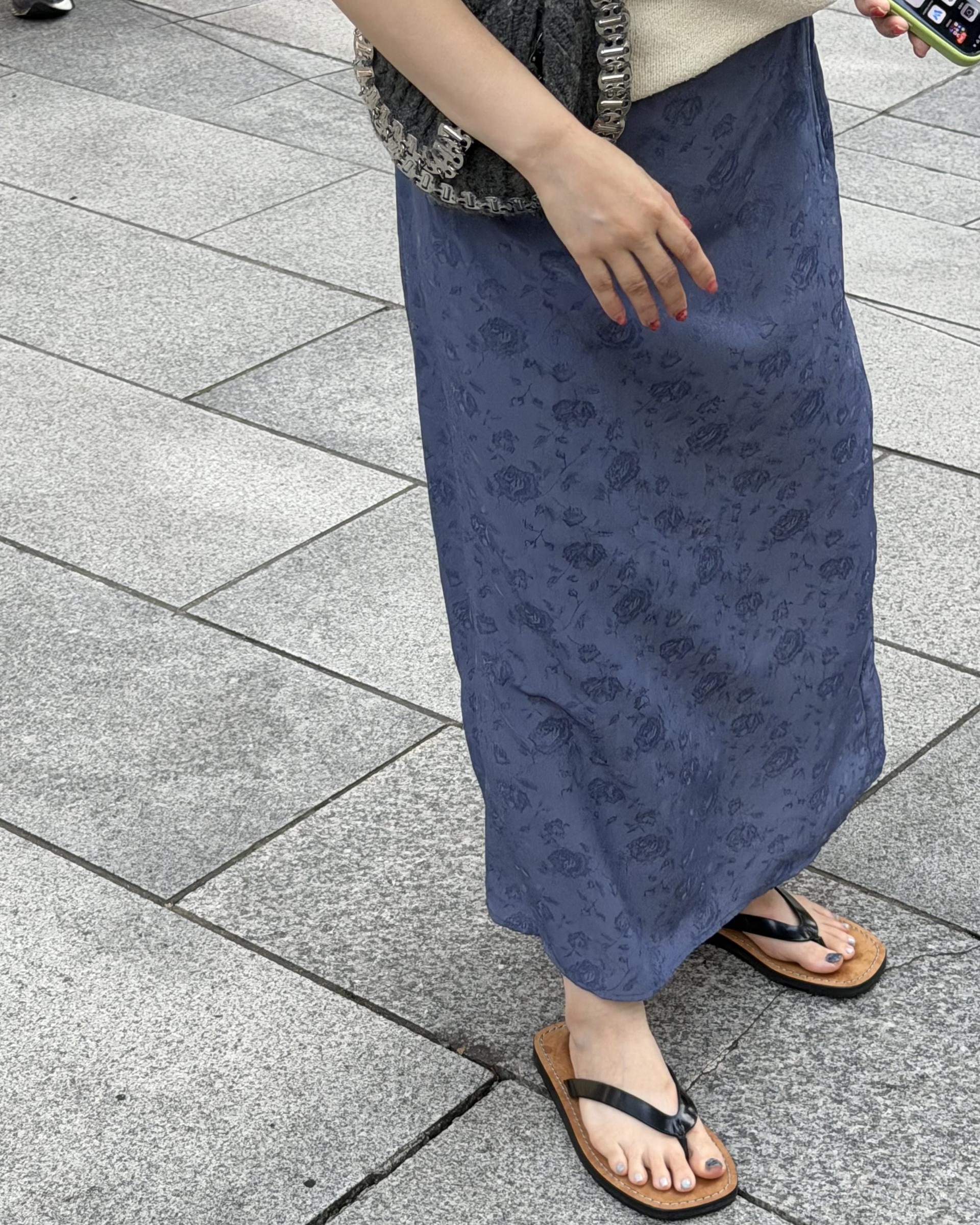 <made> Aoi jacquard skirt