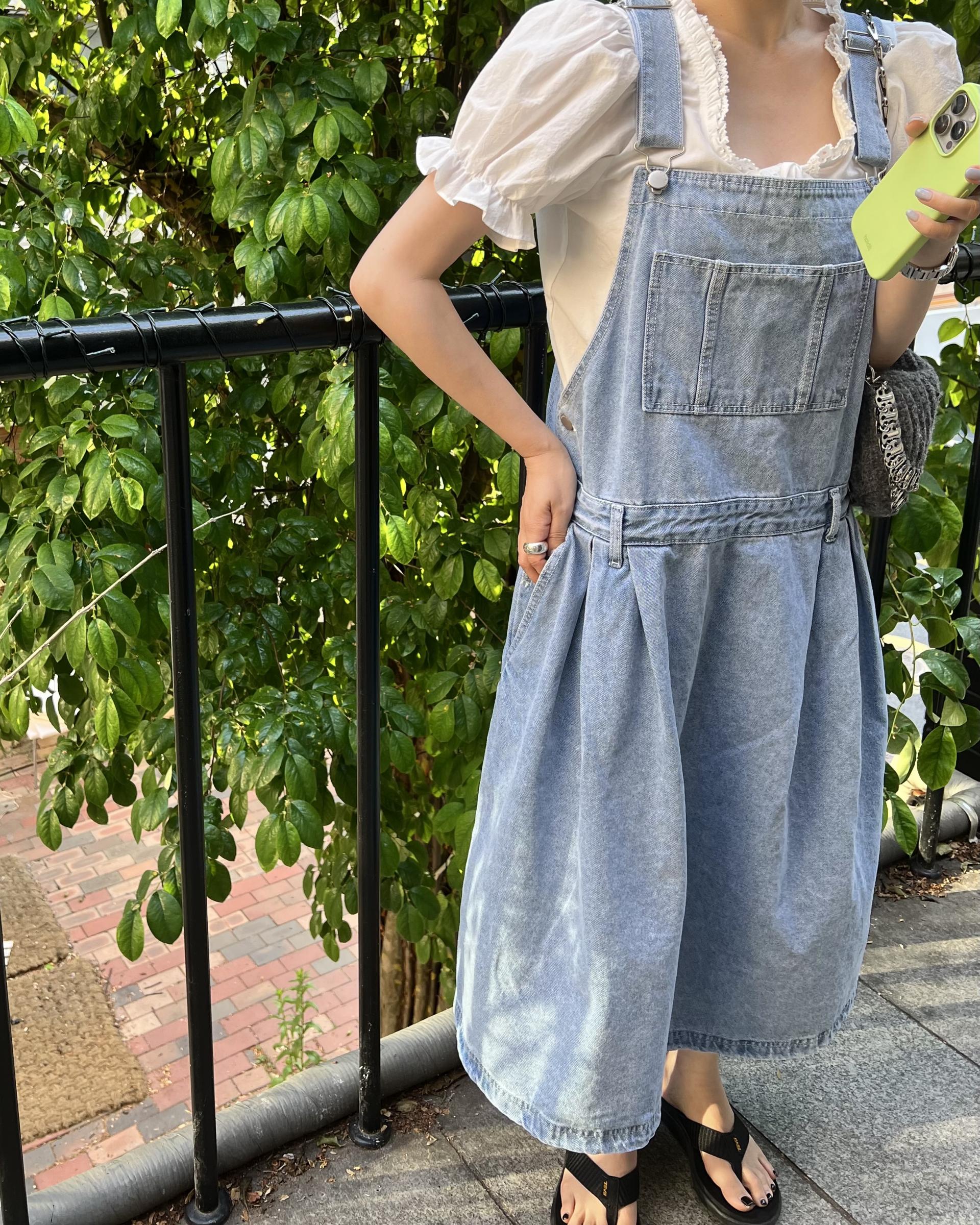 miguel denim overall 완