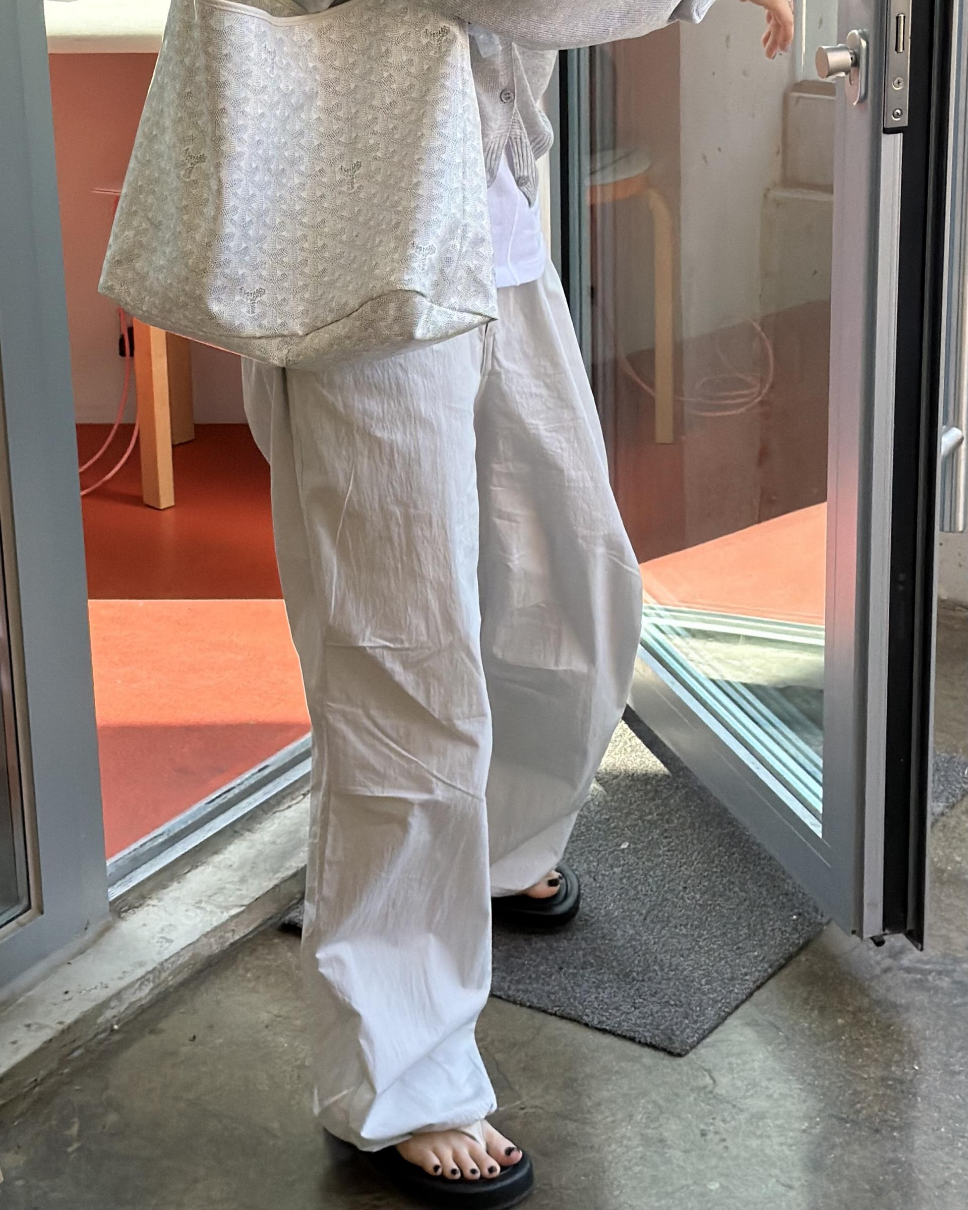 pampas string pants (pale grey)