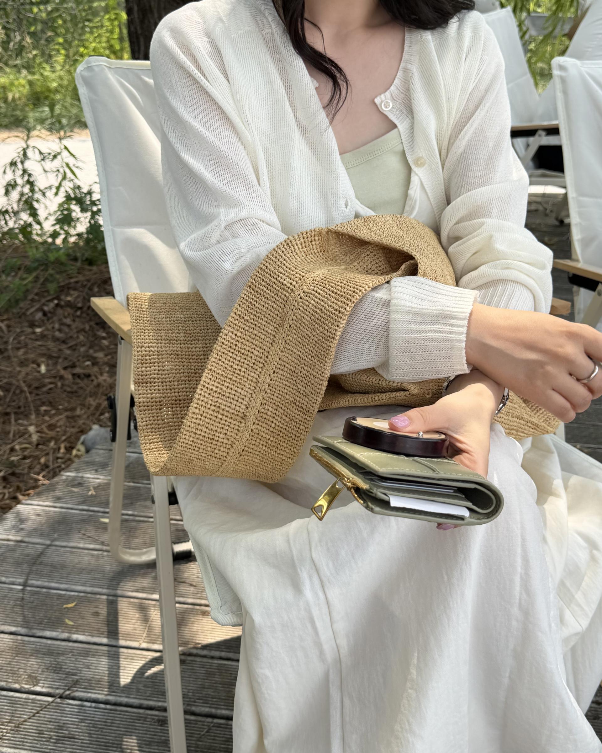 oatmeal dress (charcoal/cream)