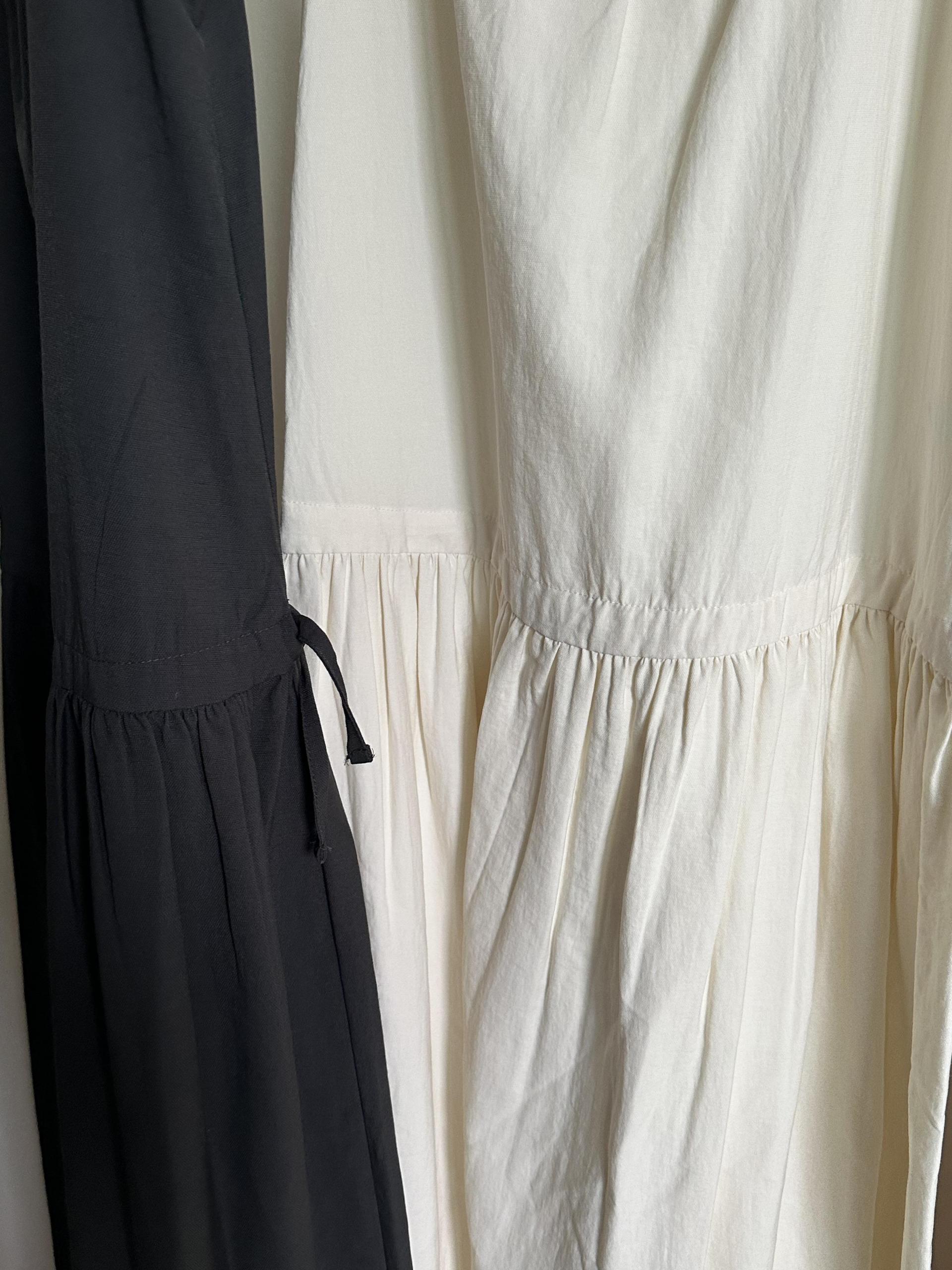 oatmeal dress (charcoal/cream)