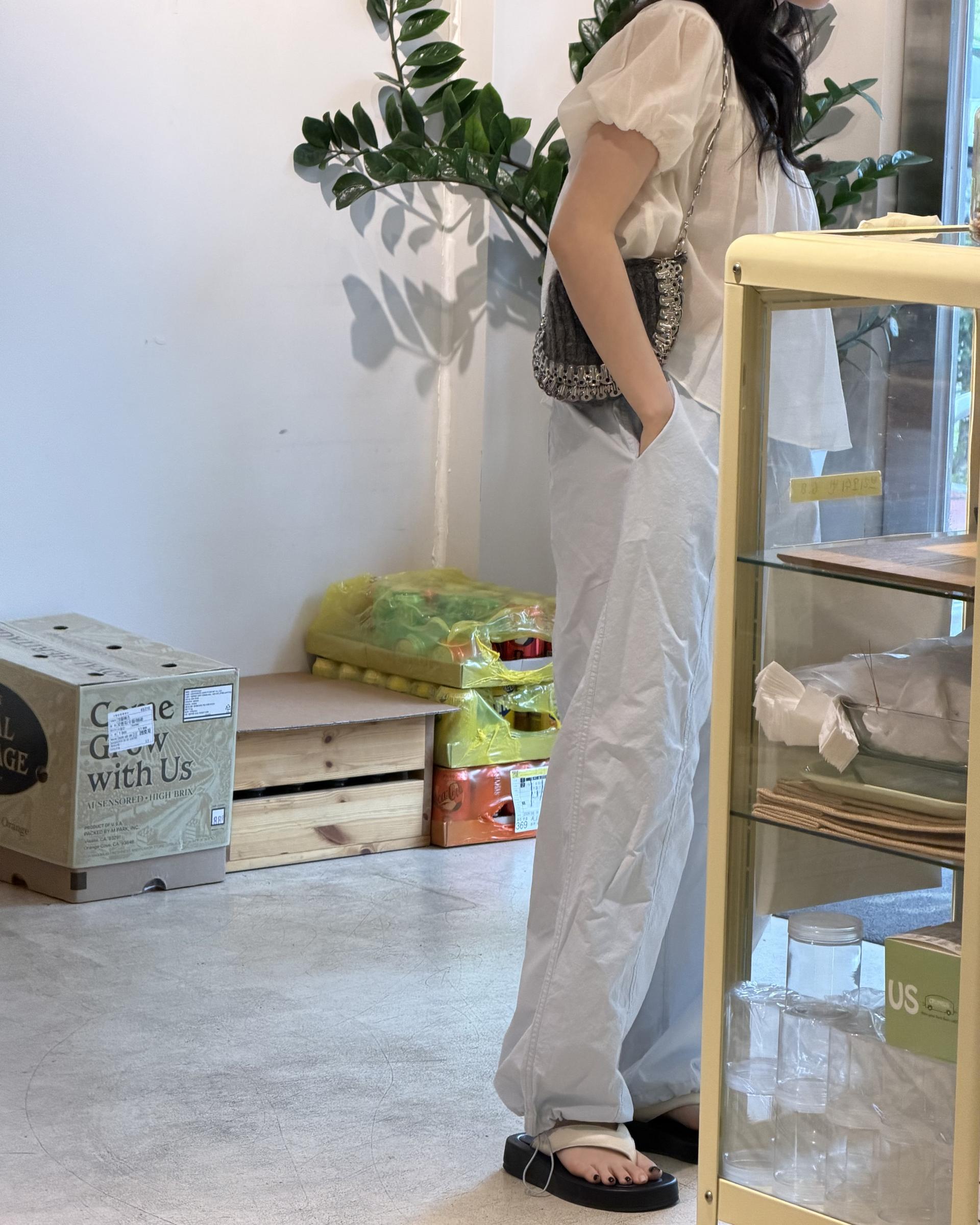 kid pants (butter/baby blue)