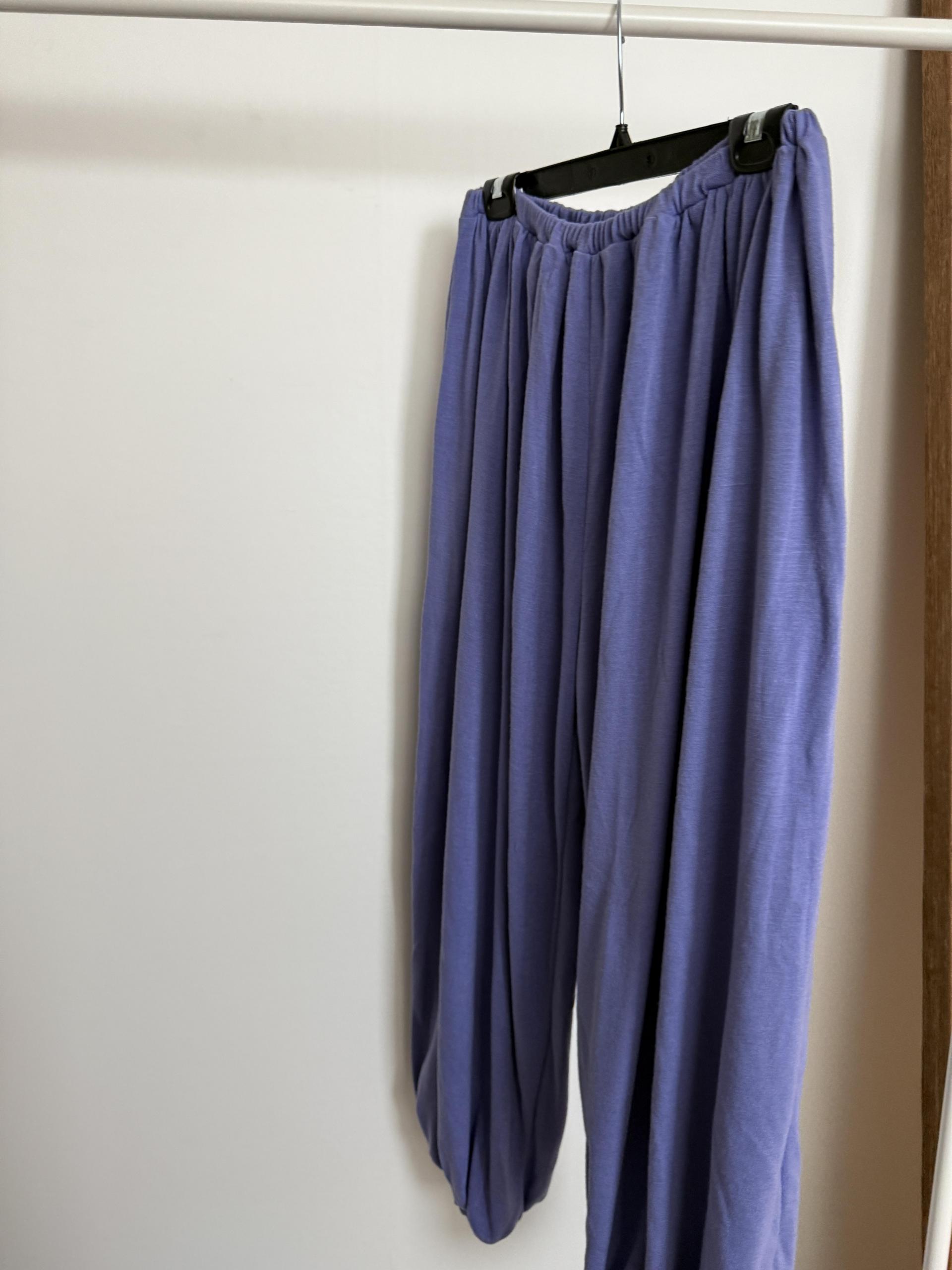 savanna harem pants (purple/charcoal/grey)