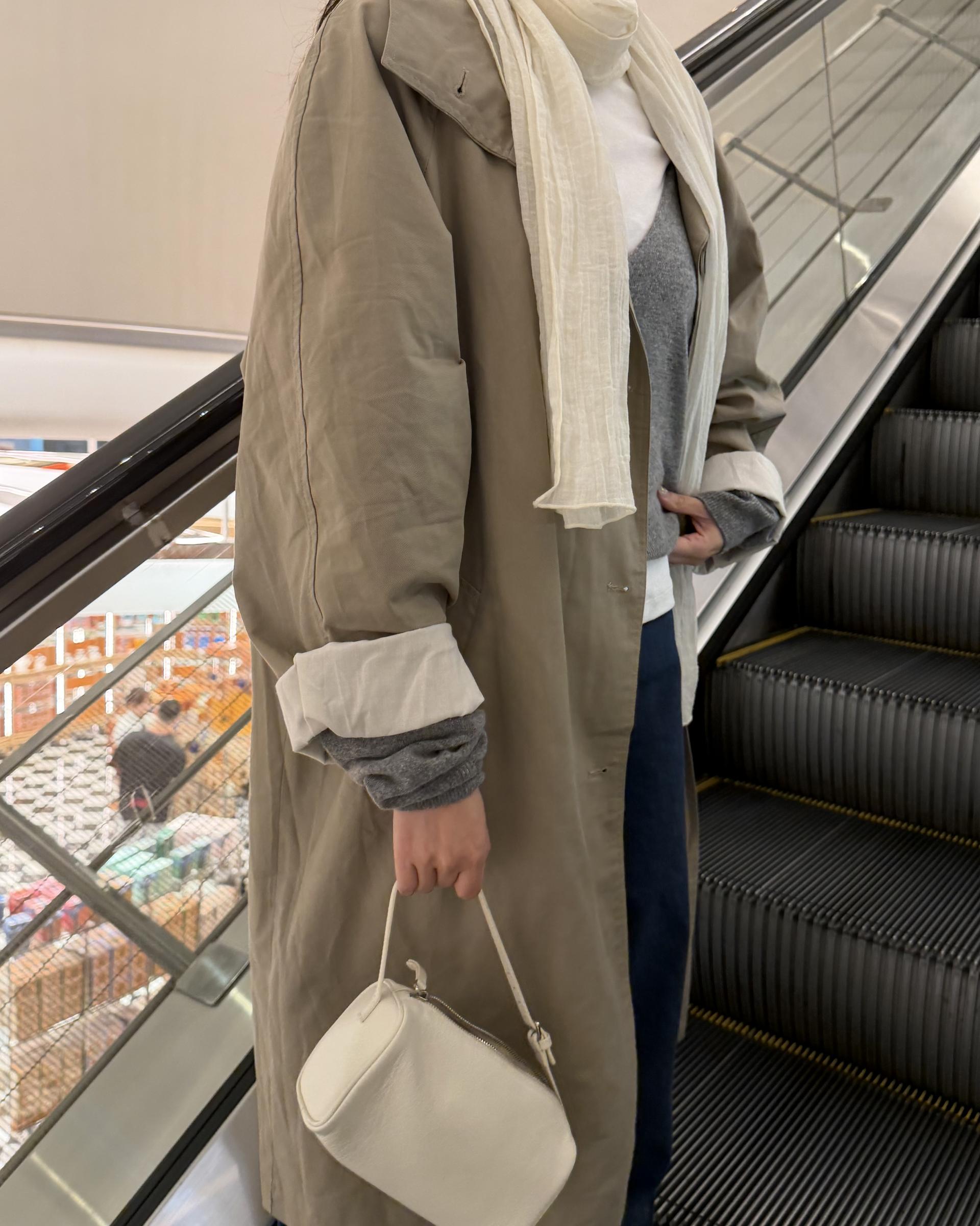 post single trench (khaki)
