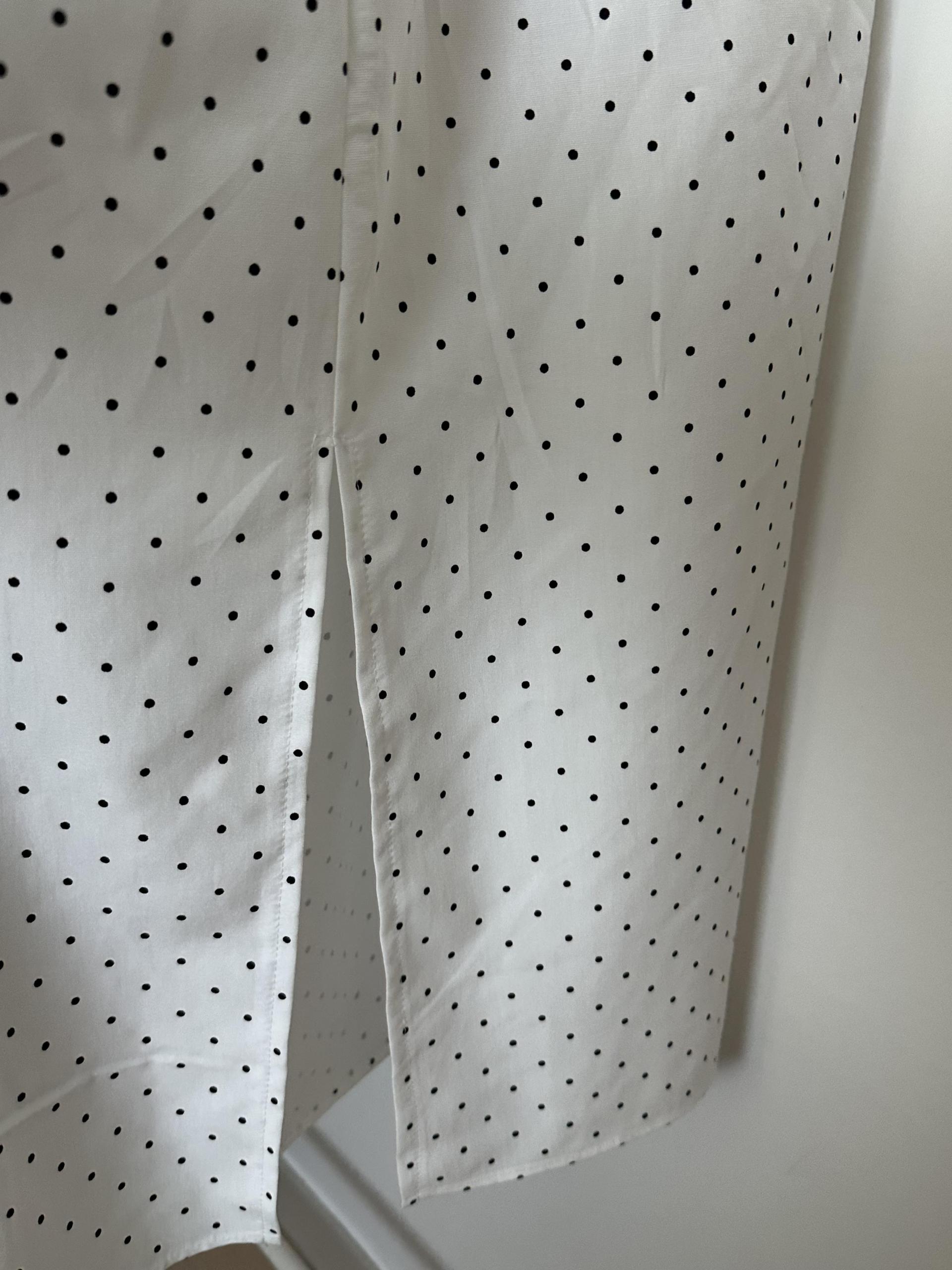 dot maxi skirt