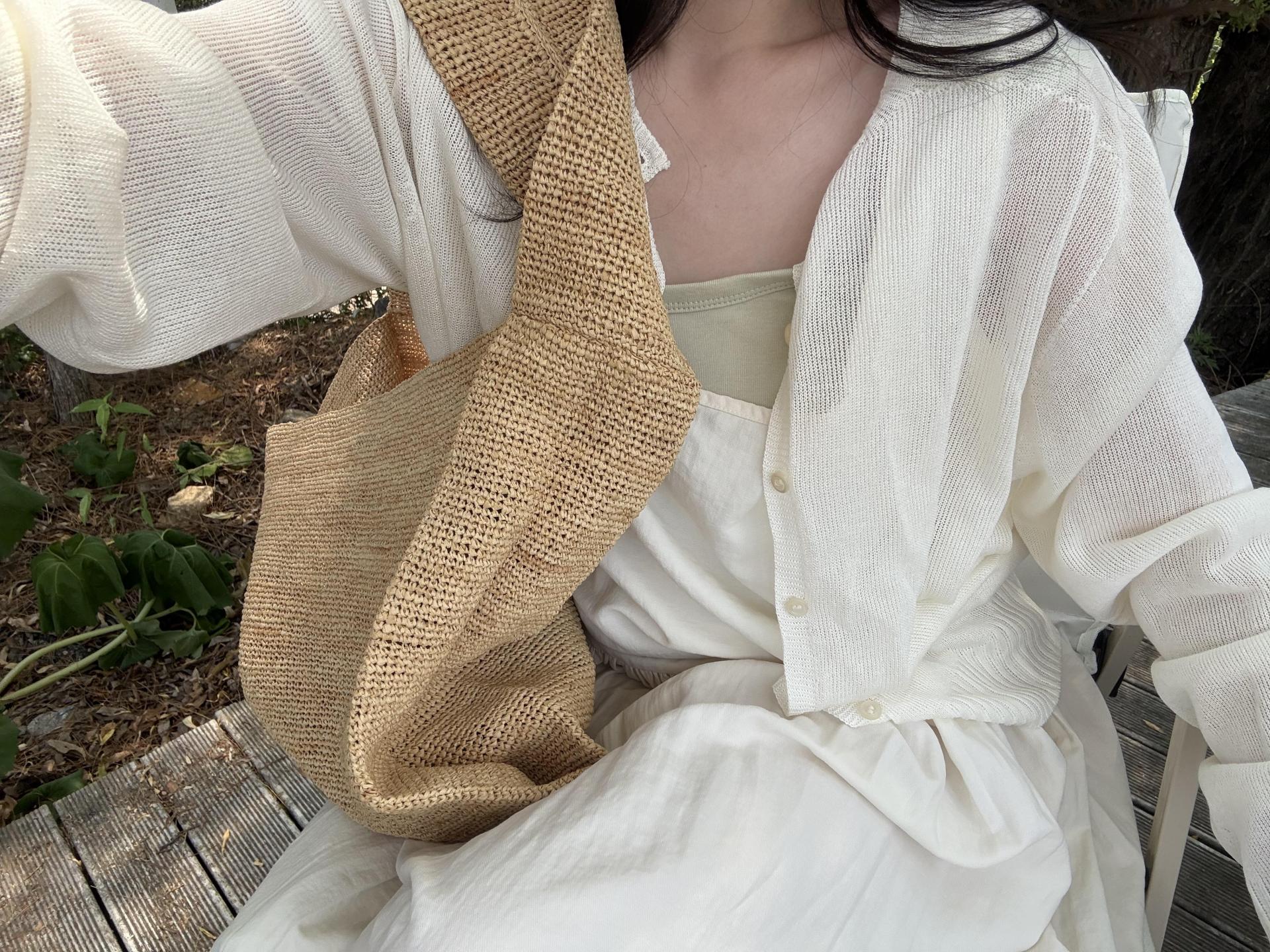 oatmeal dress (charcoal/cream)