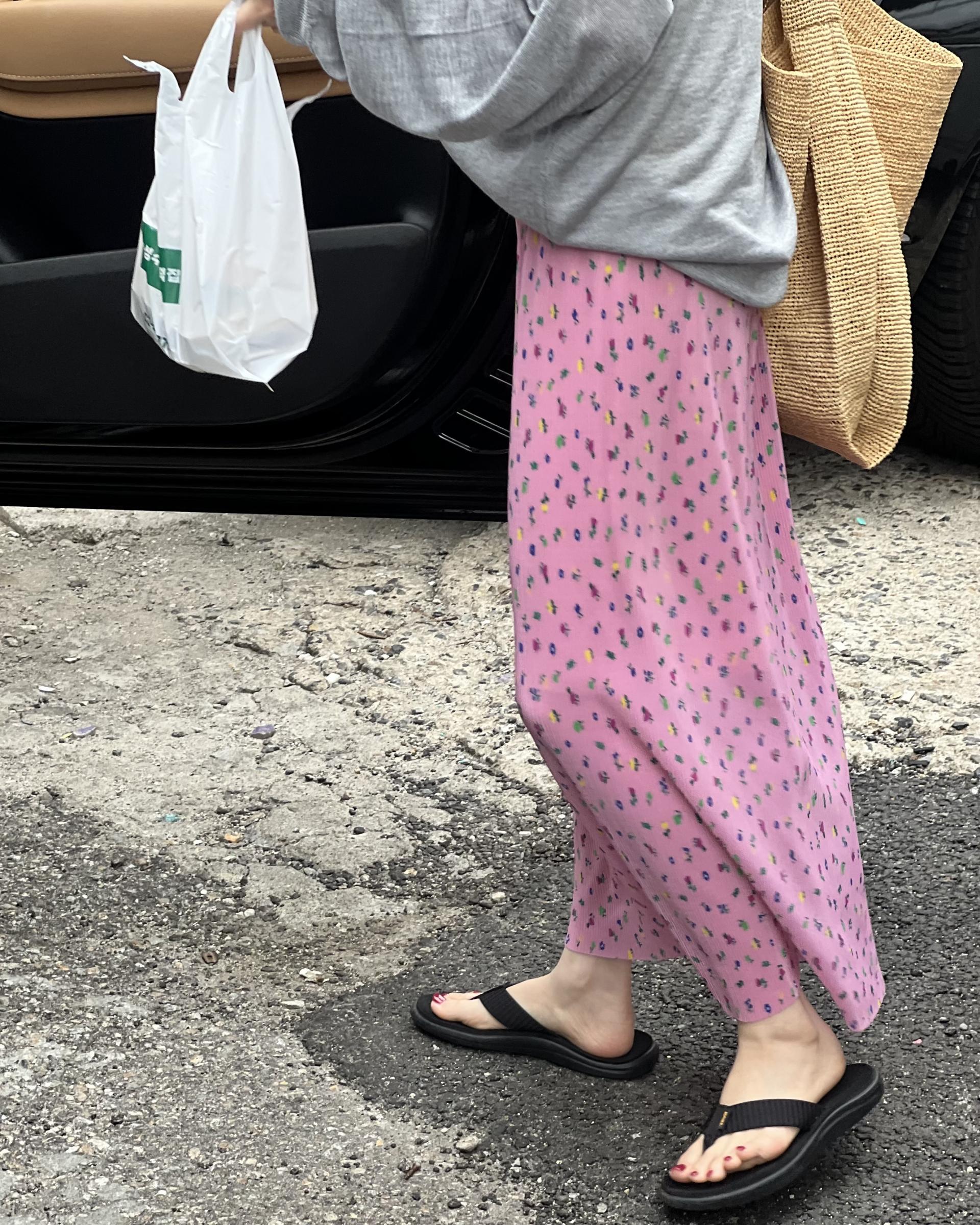 <made> penne skirt (bubble gum)