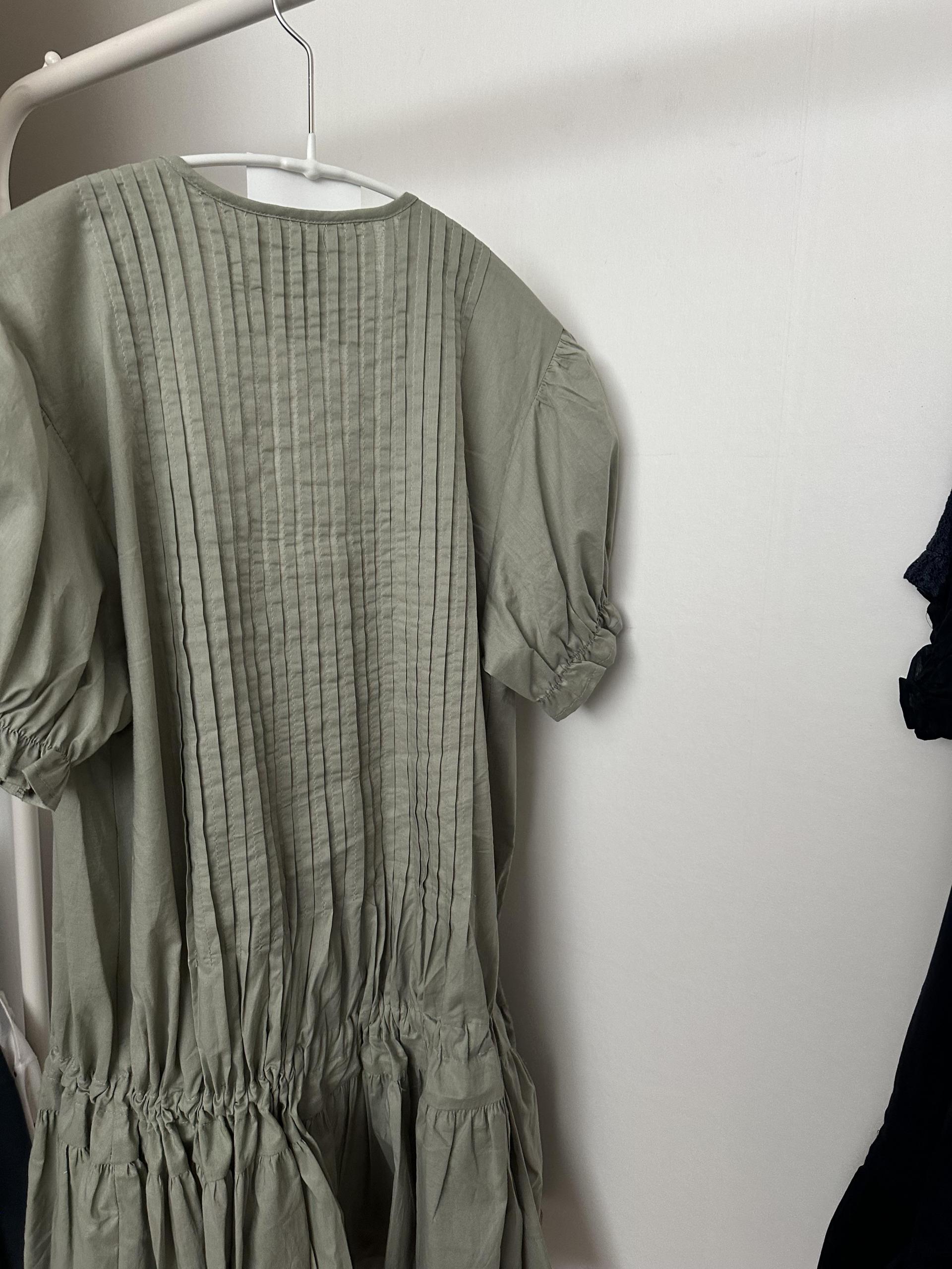 deborah pintuck dress (khaki/ivory/navy) 소재추가