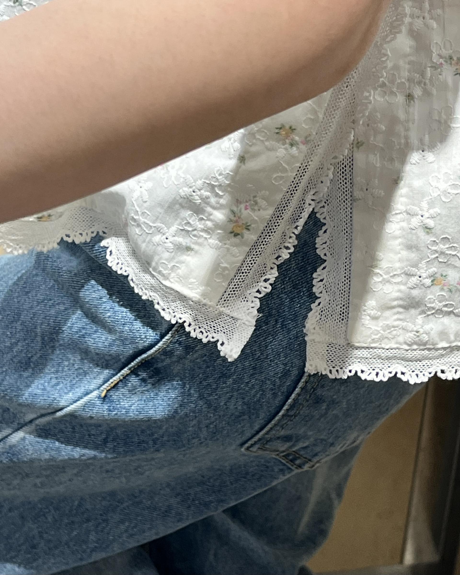 primrose blouse (flower/black)