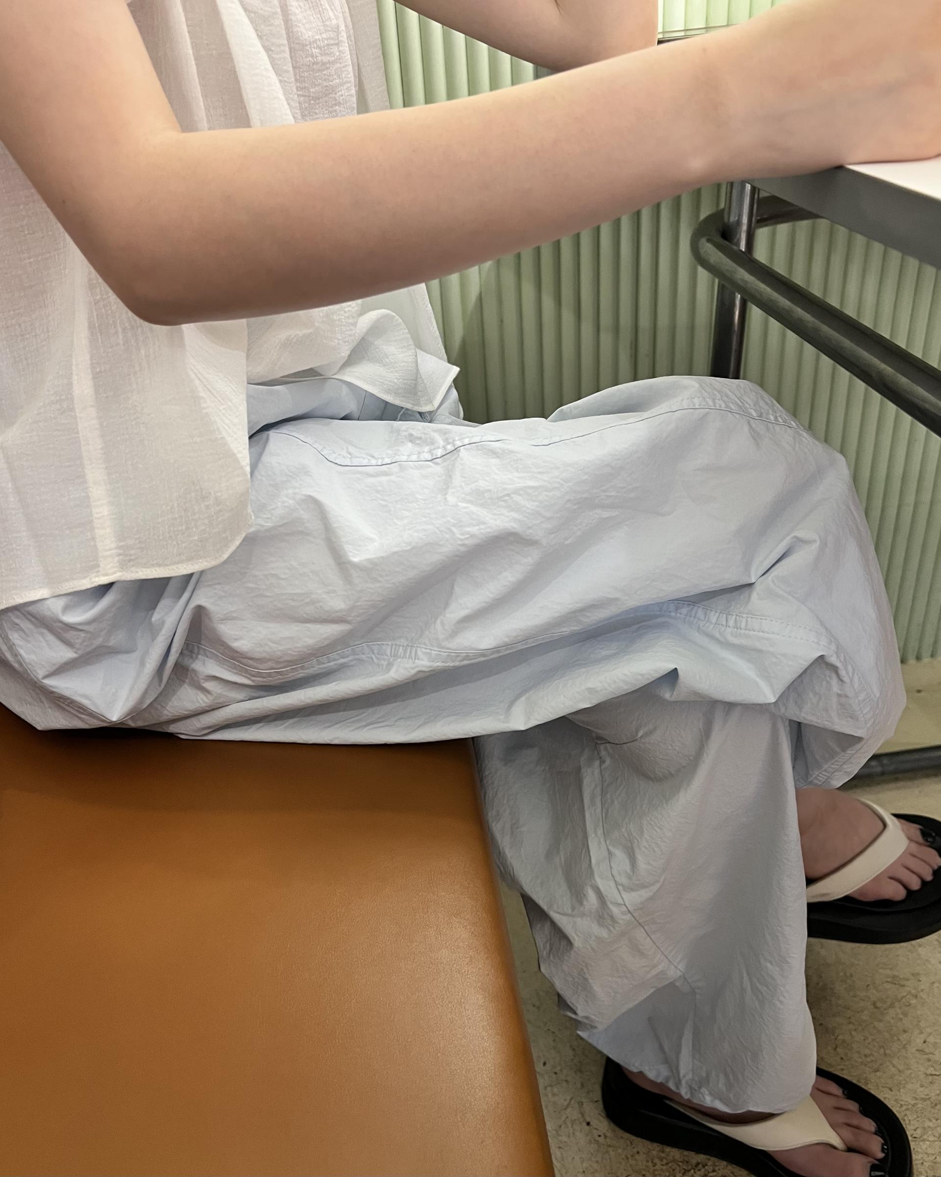 kid pants (butter/baby blue)