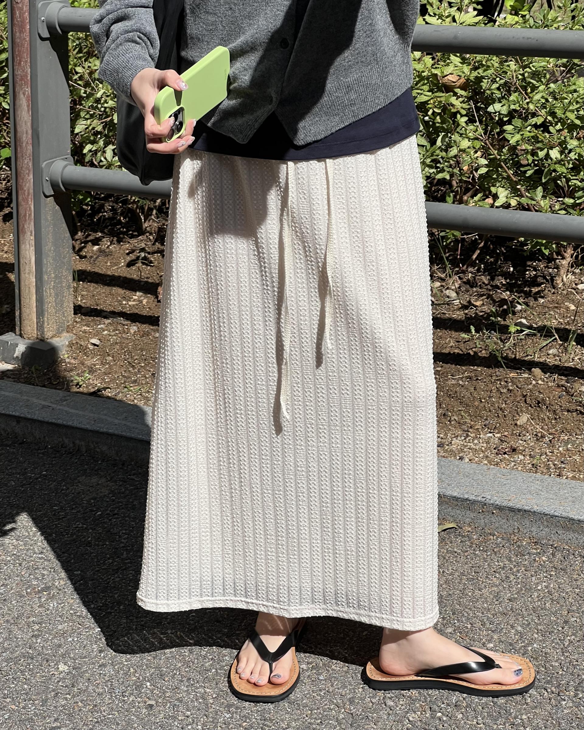 bowl round cardigan (grey/khaki/red) ์