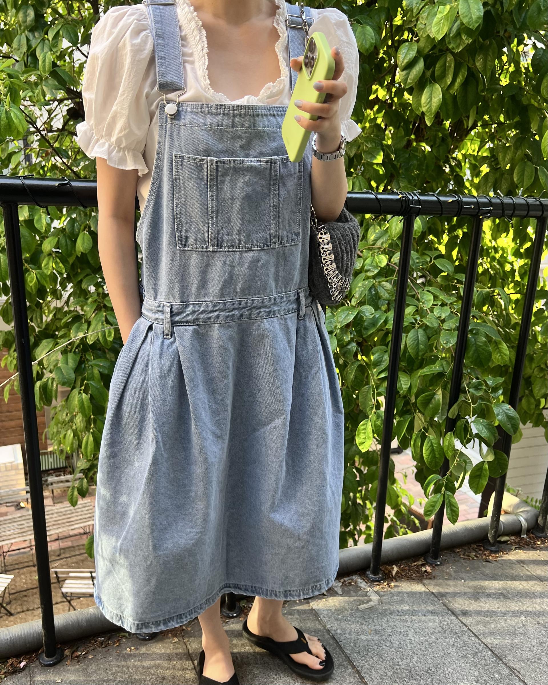 miguel denim overall 완
